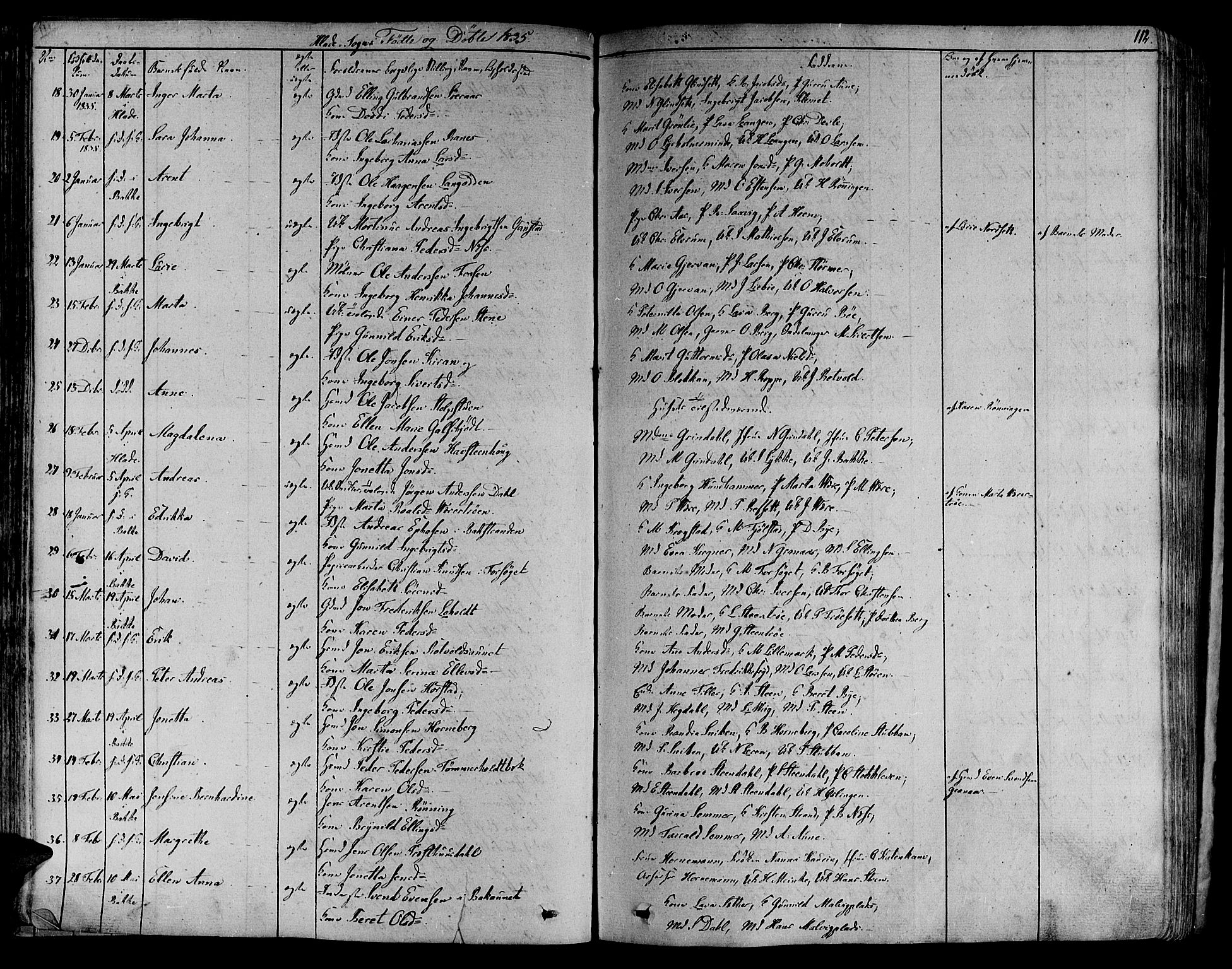 Ministerialprotokoller, klokkerbøker og fødselsregistre - Sør-Trøndelag, AV/SAT-A-1456/606/L0286: Parish register (official) no. 606A04 /1, 1823-1840, p. 112