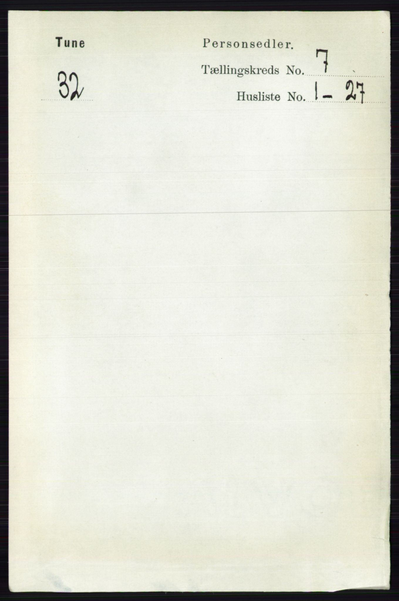 RA, 1891 census for 0130 Tune, 1891, p. 5143