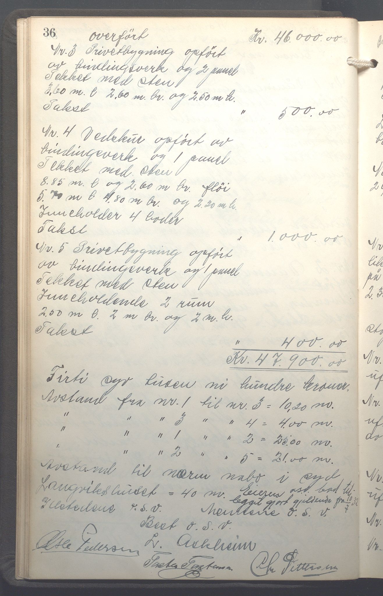 Lensmennene i Aker, OBA/A-10133/F/Fb/L0004: Branntakstprotokoll, 1931-1937, p. 36