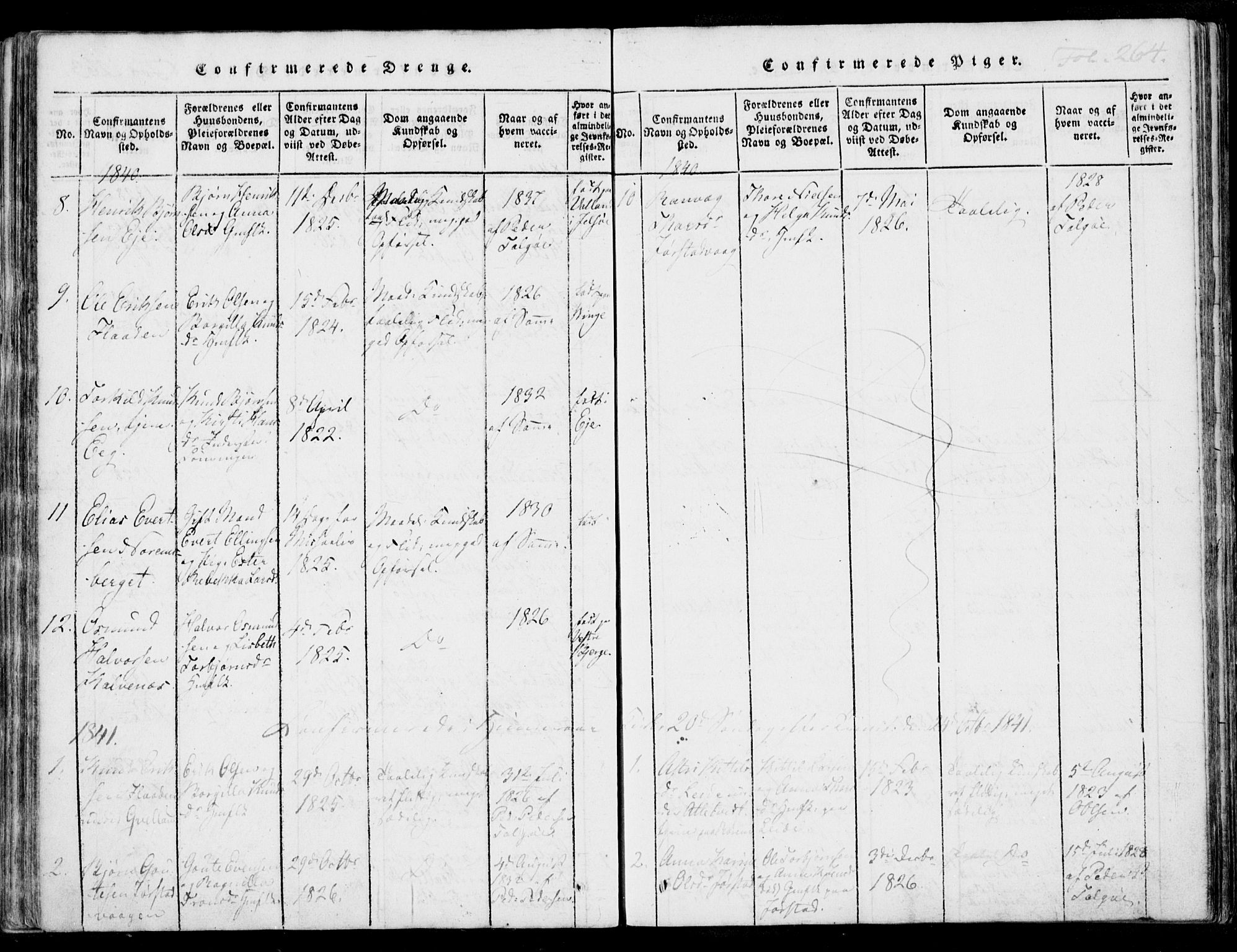 Nedstrand sokneprestkontor, AV/SAST-A-101841/01/IV: Parish register (official) no. A 7, 1816-1870