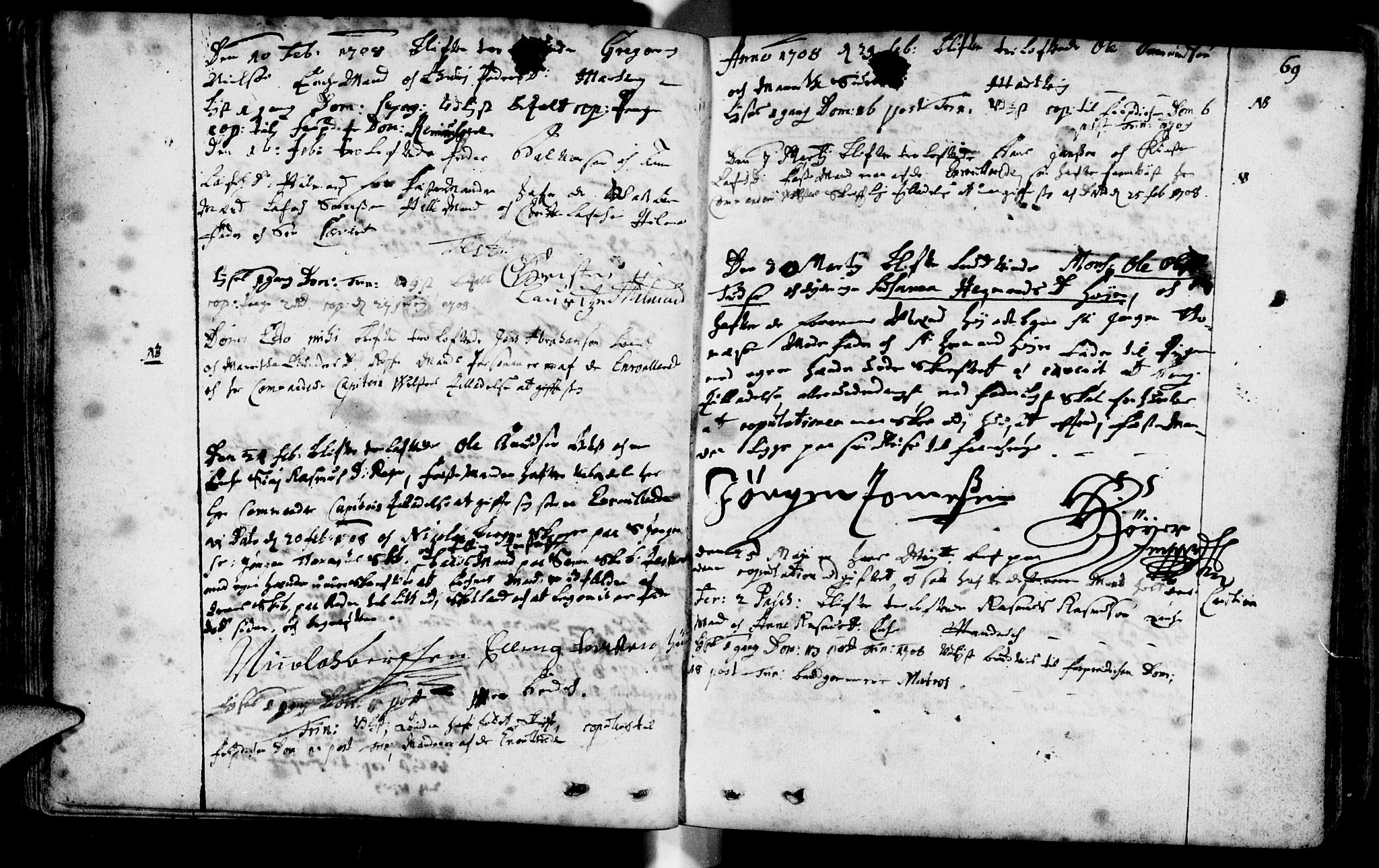 Domkirken sokneprestkontor, AV/SAST-A-101812/001/30/30BA/L0001: Parish register (official) no. A 1 /1, 1688-1727, p. 69