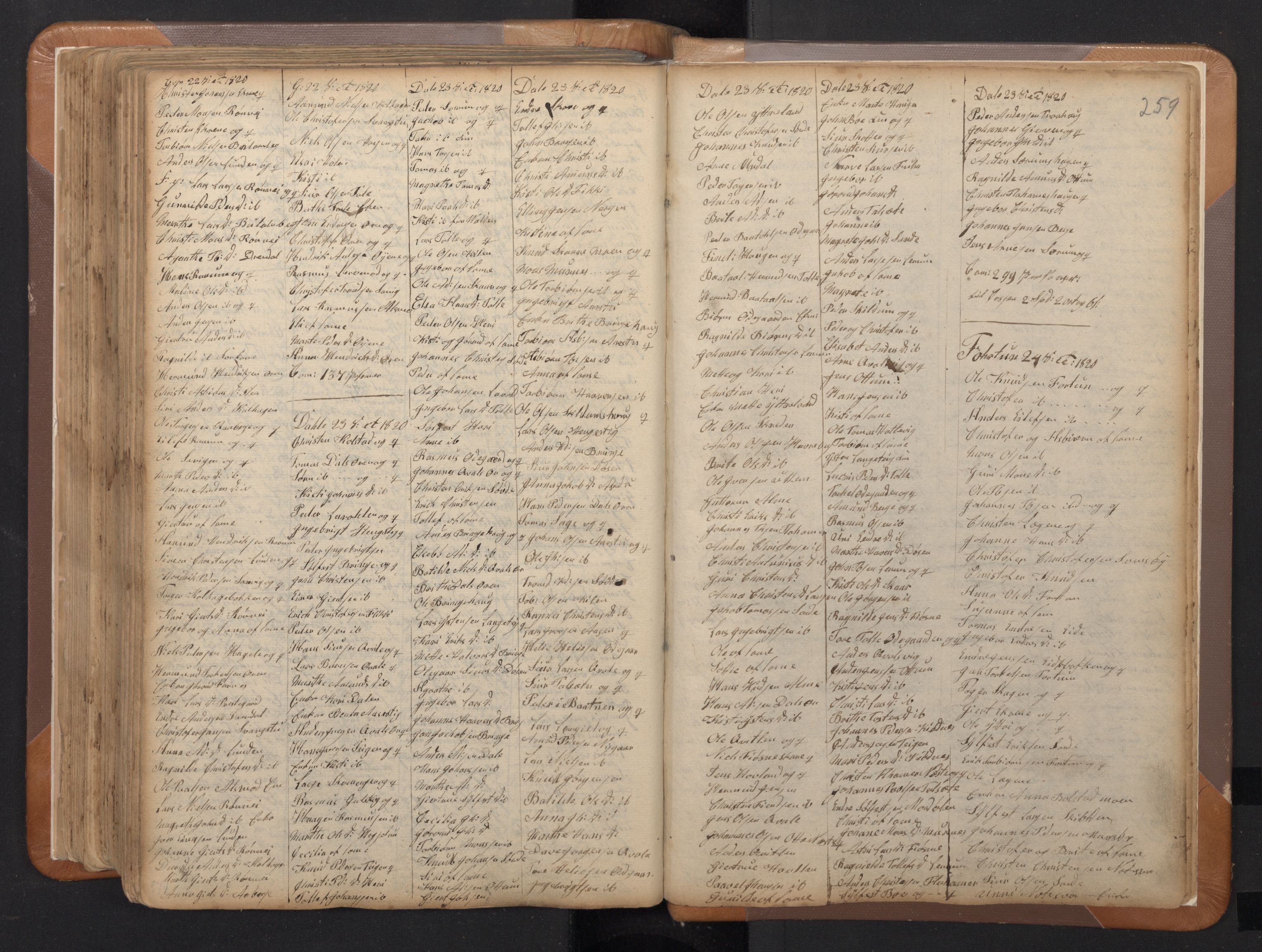 Luster sokneprestembete, AV/SAB-A-81101/H/Haa/Haaa/L0002: Parish register (official) no. A 2, 1751-1796, p. 258b-259a