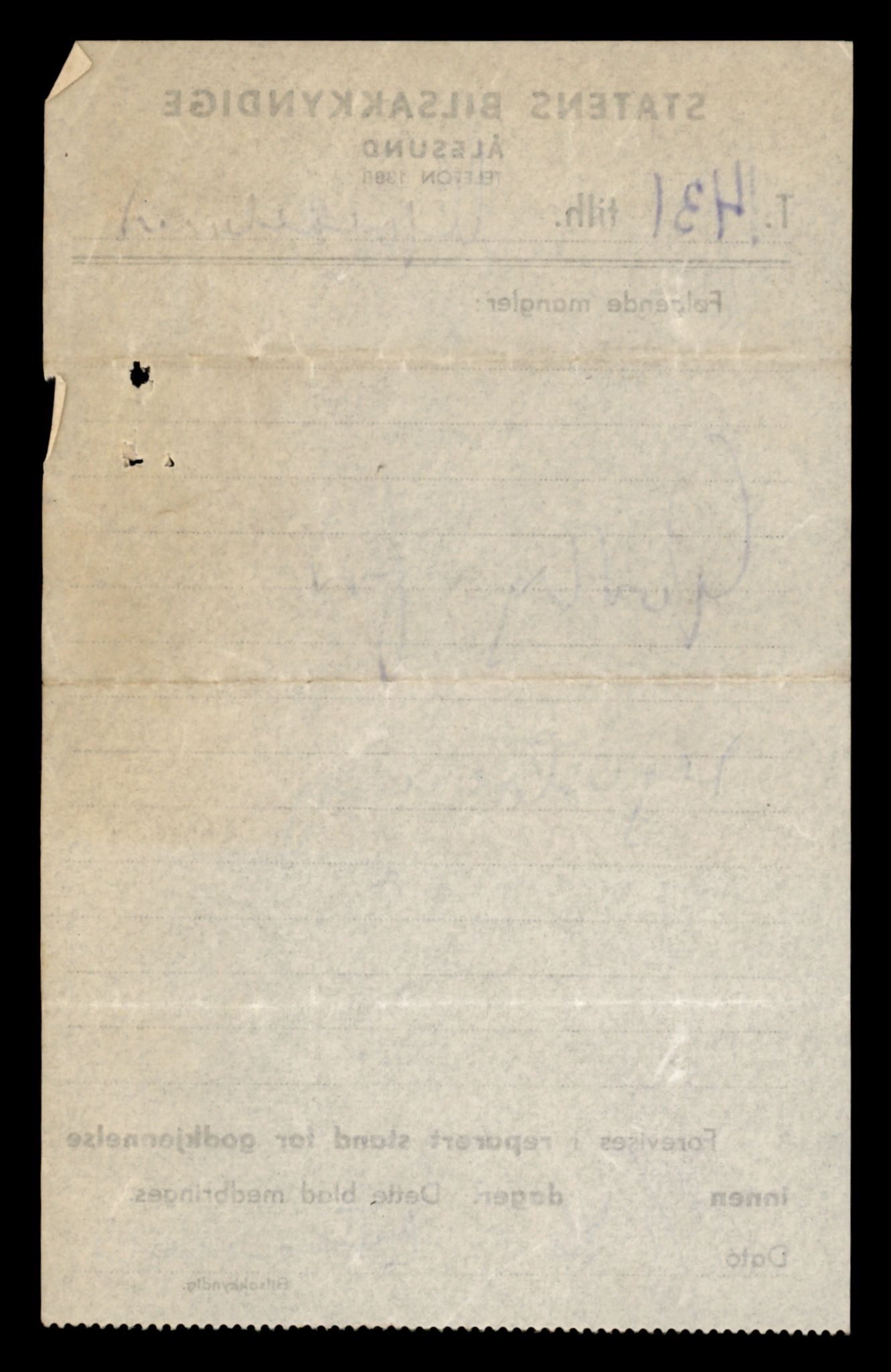 Møre og Romsdal vegkontor - Ålesund trafikkstasjon, AV/SAT-A-4099/F/Fe/L0035: Registreringskort for kjøretøy T 12653 - T 12829, 1927-1998, p. 2581