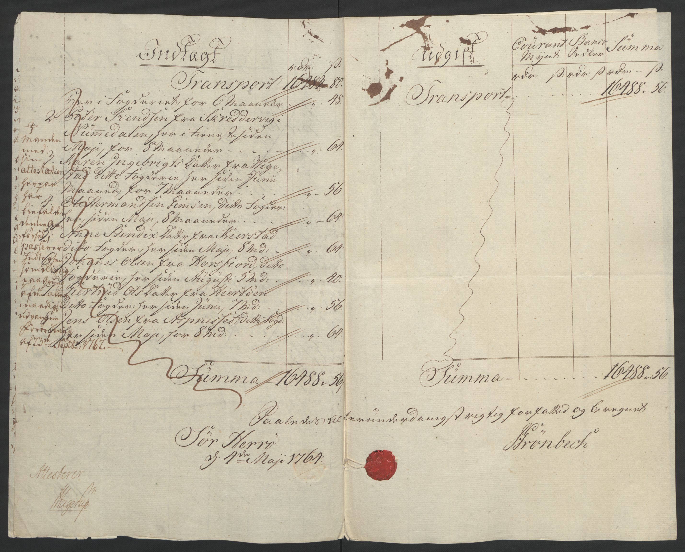 Rentekammeret inntil 1814, Reviderte regnskaper, Fogderegnskap, AV/RA-EA-4092/R65/L4573: Ekstraskatten Helgeland, 1762-1772, p. 20