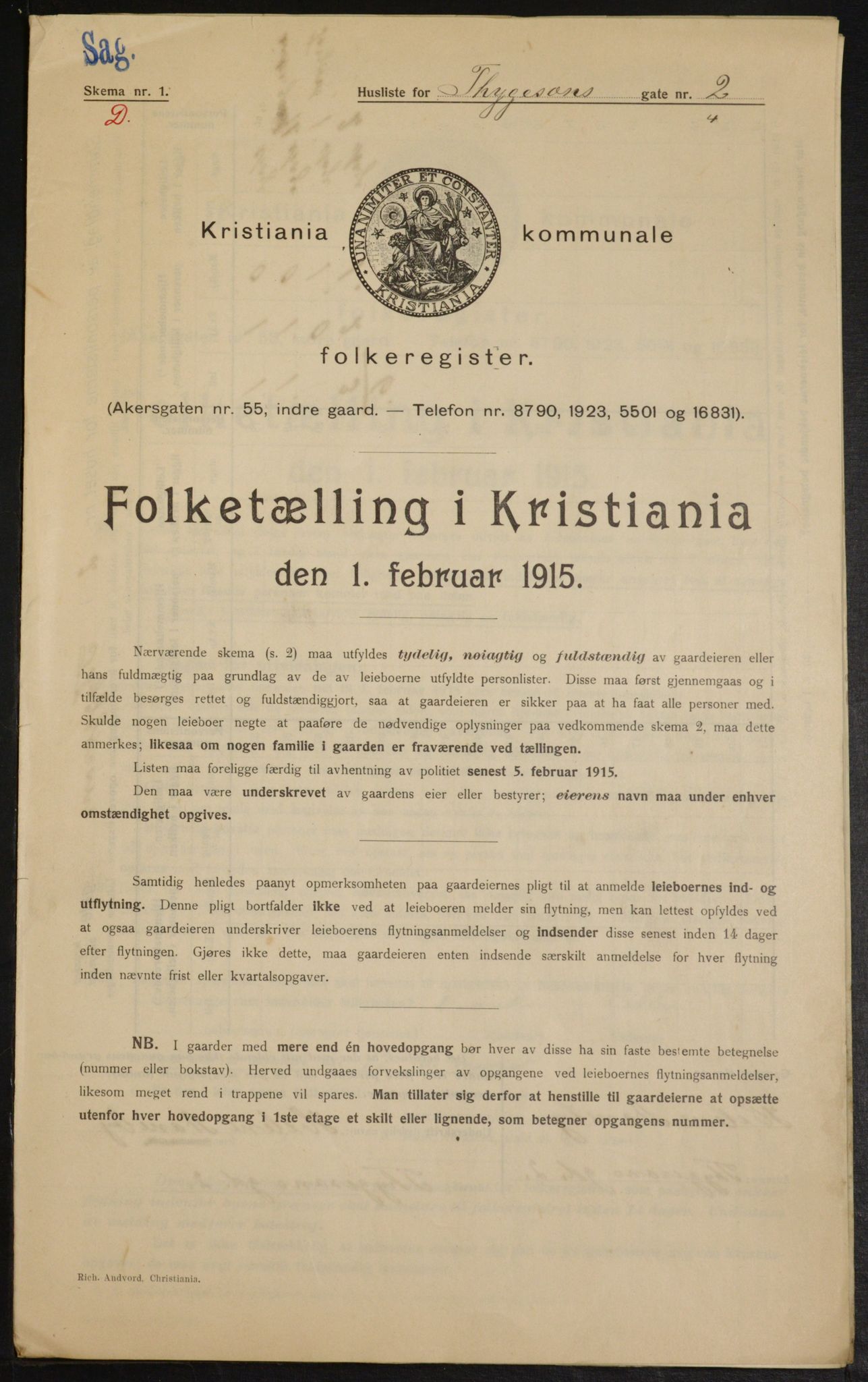 OBA, Municipal Census 1915 for Kristiania, 1915, p. 111775