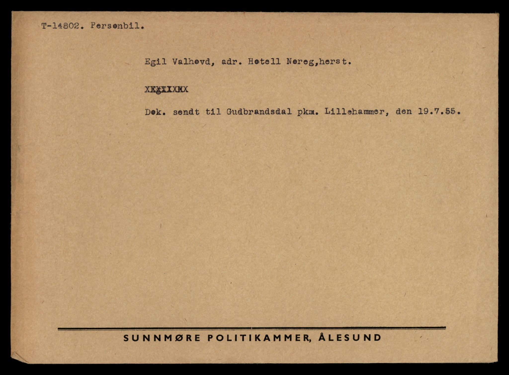 Møre og Romsdal vegkontor - Ålesund trafikkstasjon, AV/SAT-A-4099/F/Fe/L0048: Registreringskort for kjøretøy T 14721 - T 14863, 1927-1998, p. 1693