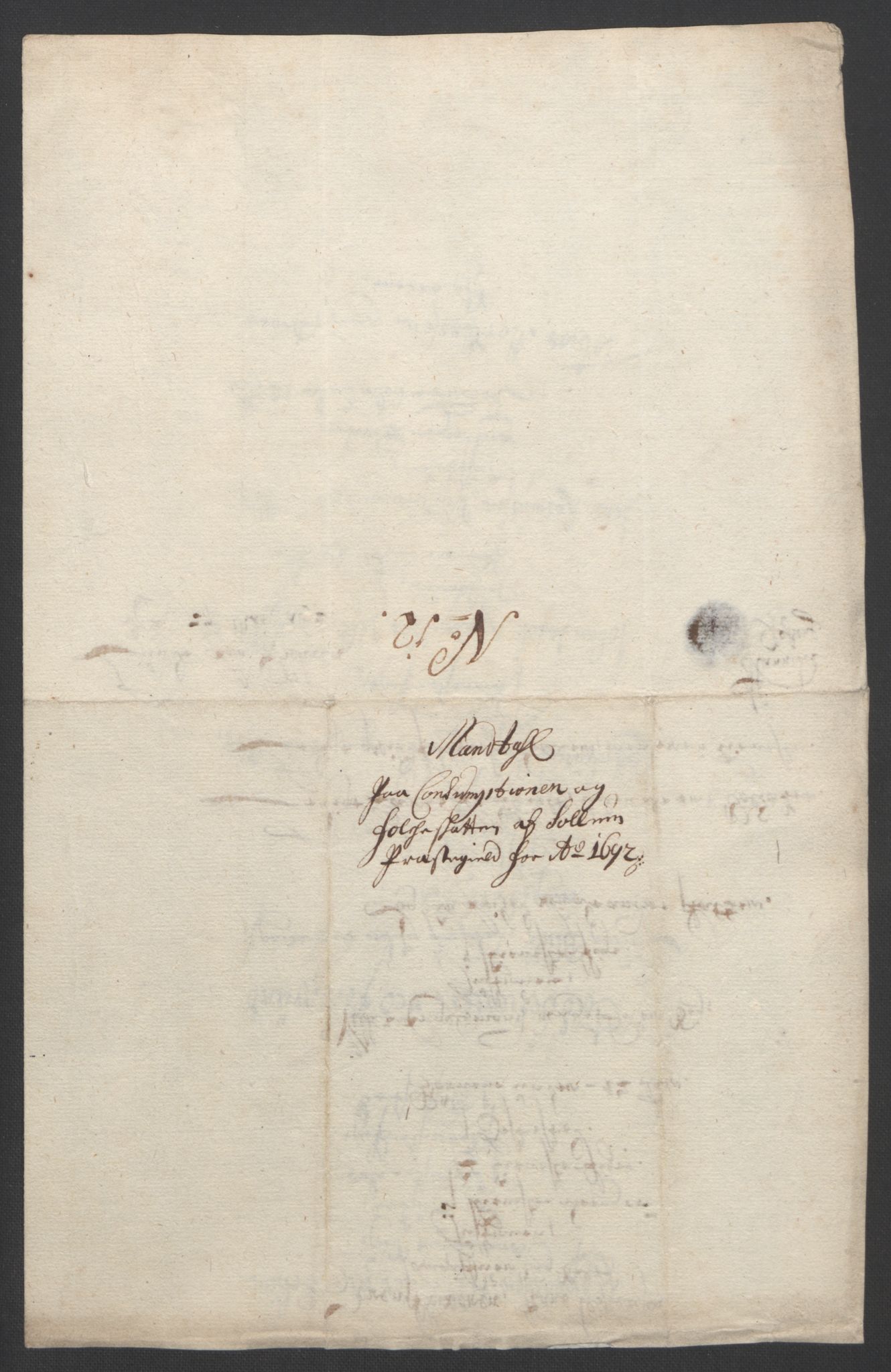 Rentekammeret inntil 1814, Reviderte regnskaper, Fogderegnskap, RA/EA-4092/R35/L2090: Fogderegnskap Øvre og Nedre Telemark, 1692, p. 313