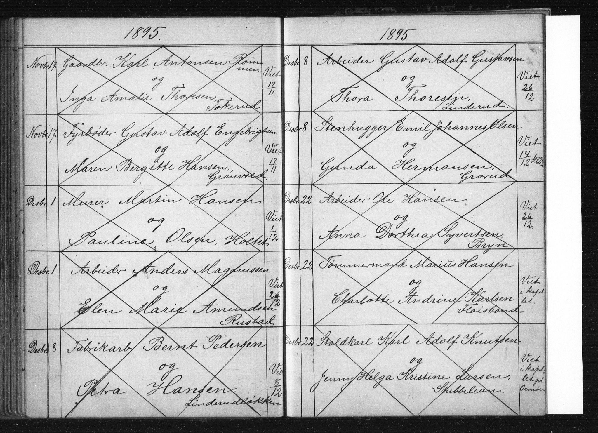 Østre Aker prestekontor Kirkebøker, AV/SAO-A-10840/H/Ha/L0005: Banns register no. I 5, 1879-1899