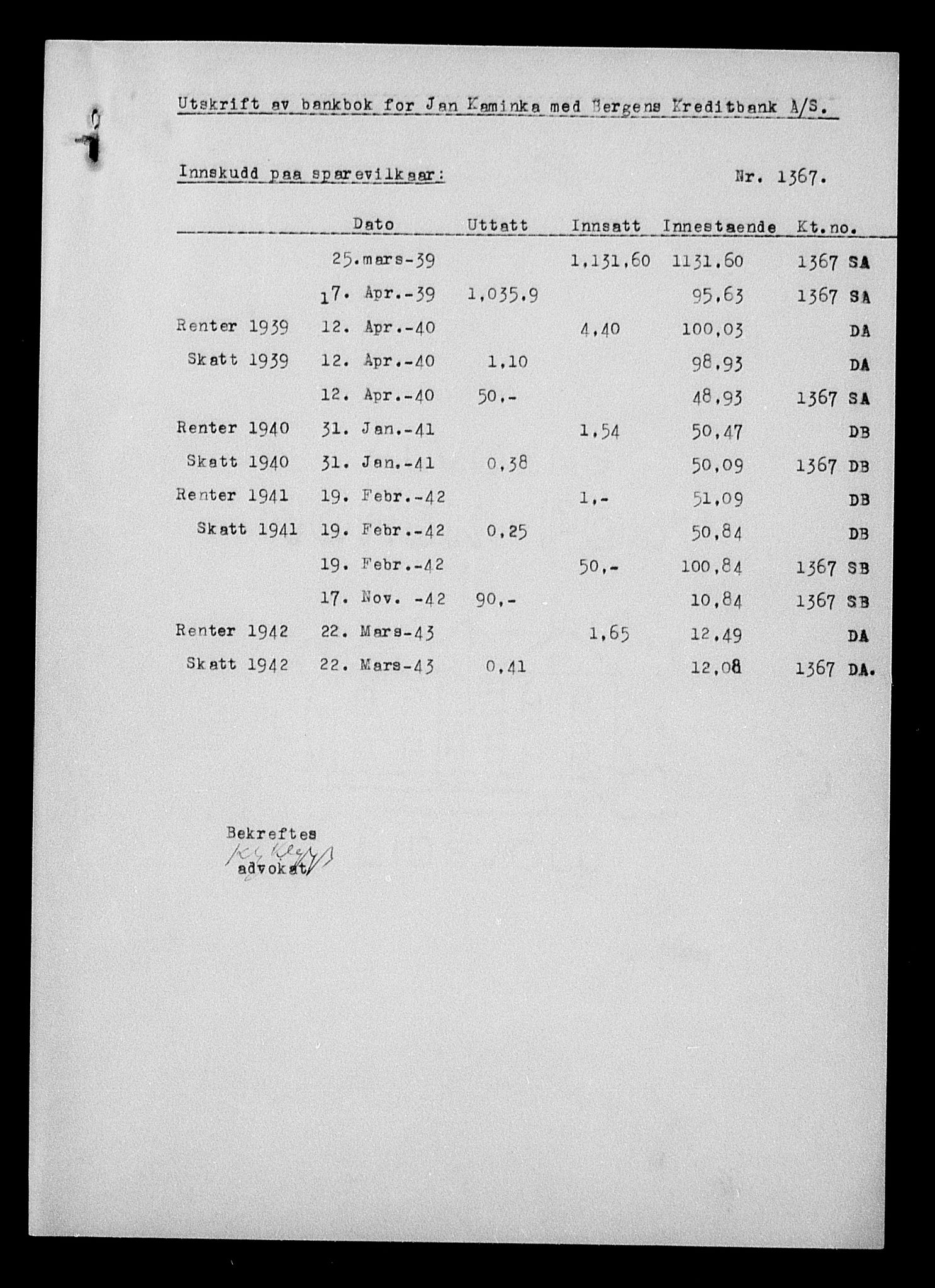 Justisdepartementet, Tilbakeføringskontoret for inndratte formuer, AV/RA-S-1564/H/Hc/Hcd/L1001: --, 1945-1947, p. 500