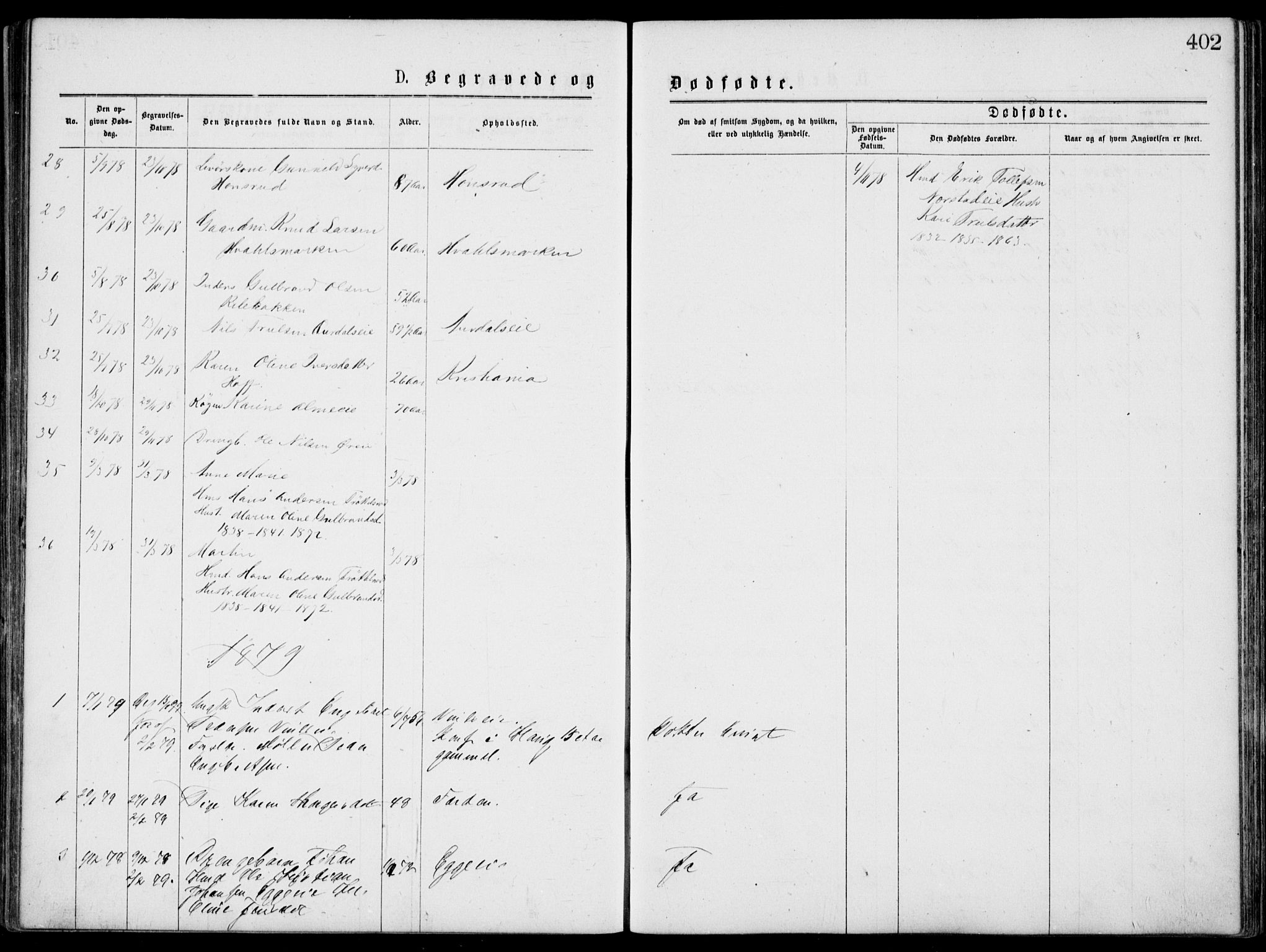 Norderhov kirkebøker, AV/SAKO-A-237/G/Gb/L0001: Parish register (copy) no. II 1, 1876-1899, p. 402