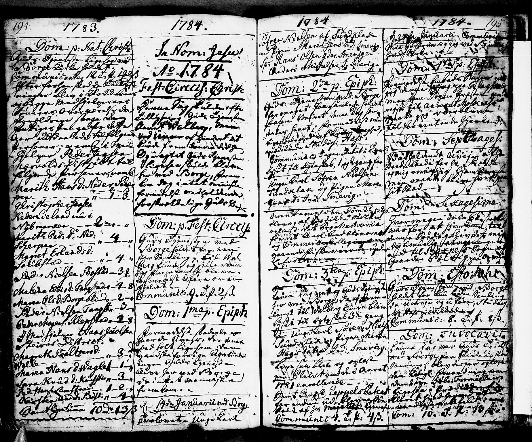 Ministerialprotokoller, klokkerbøker og fødselsregistre - Nordland, SAT/A-1459/880/L1128: Parish register (official) no. 880A02, 1774-1795, p. 194-195