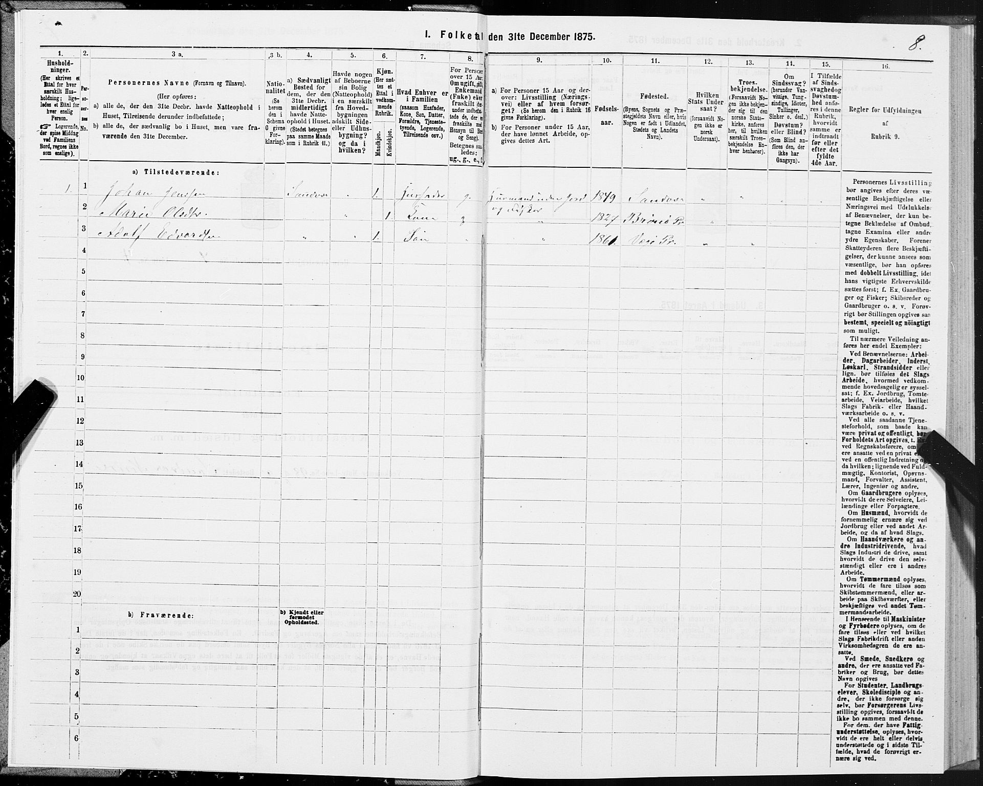 SAT, 1875 census for 1818P Herøy, 1875, p. 3008