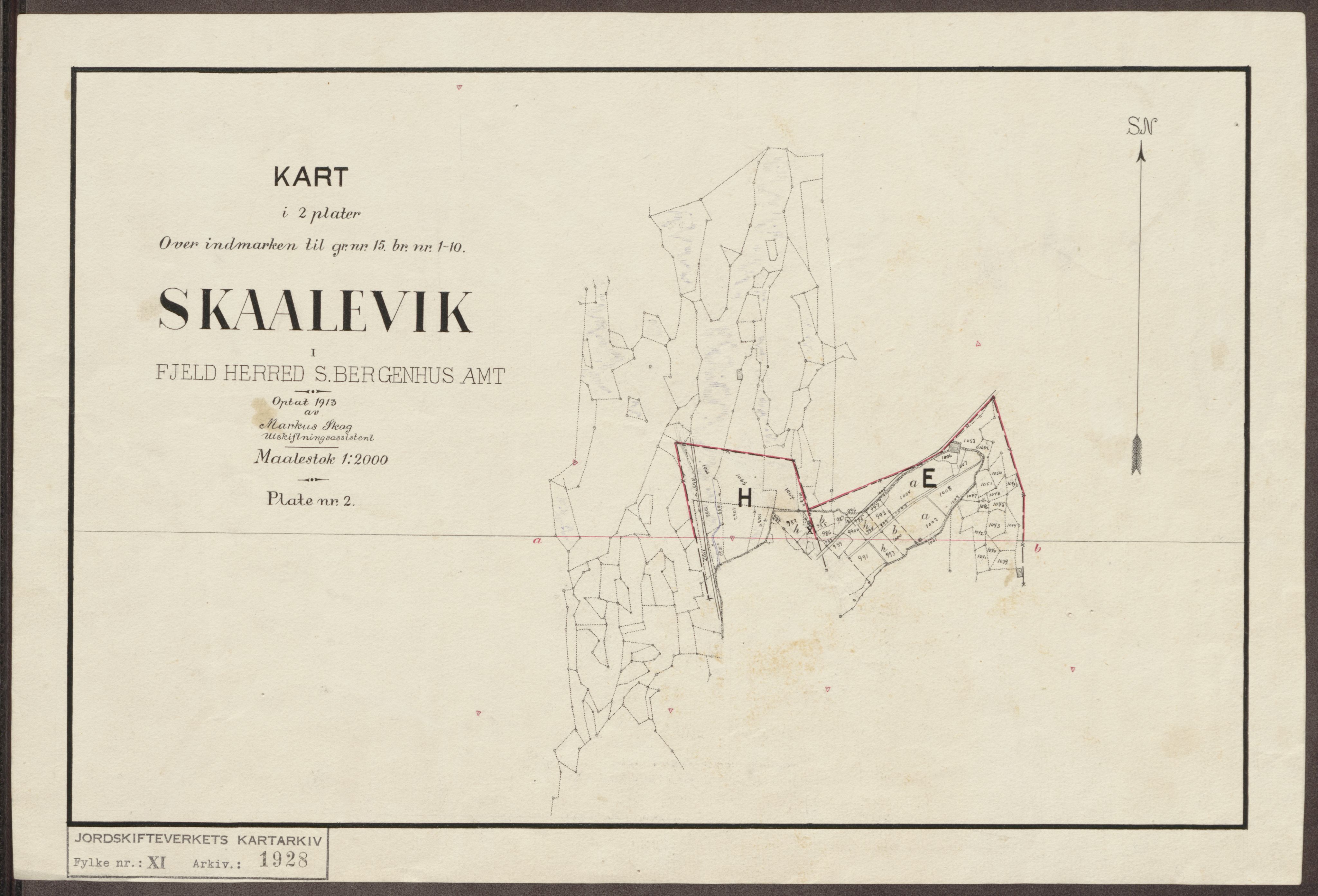 Jordskifteverkets kartarkiv, RA/S-3929/T, 1859-1988, p. 2106
