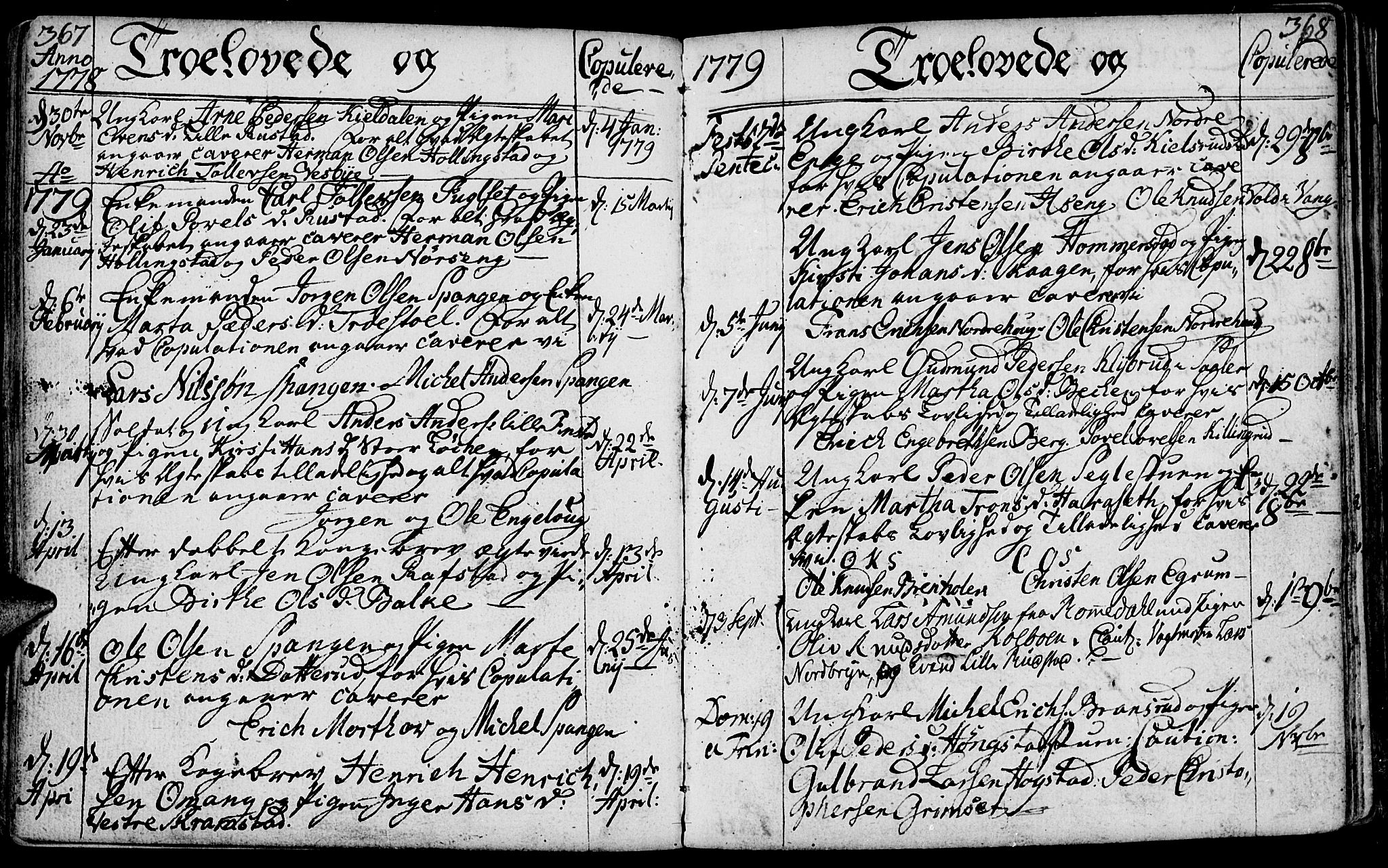 Løten prestekontor, SAH/PREST-022/K/Ka/L0003: Parish register (official) no. 3, 1773-1800, p. 367-368