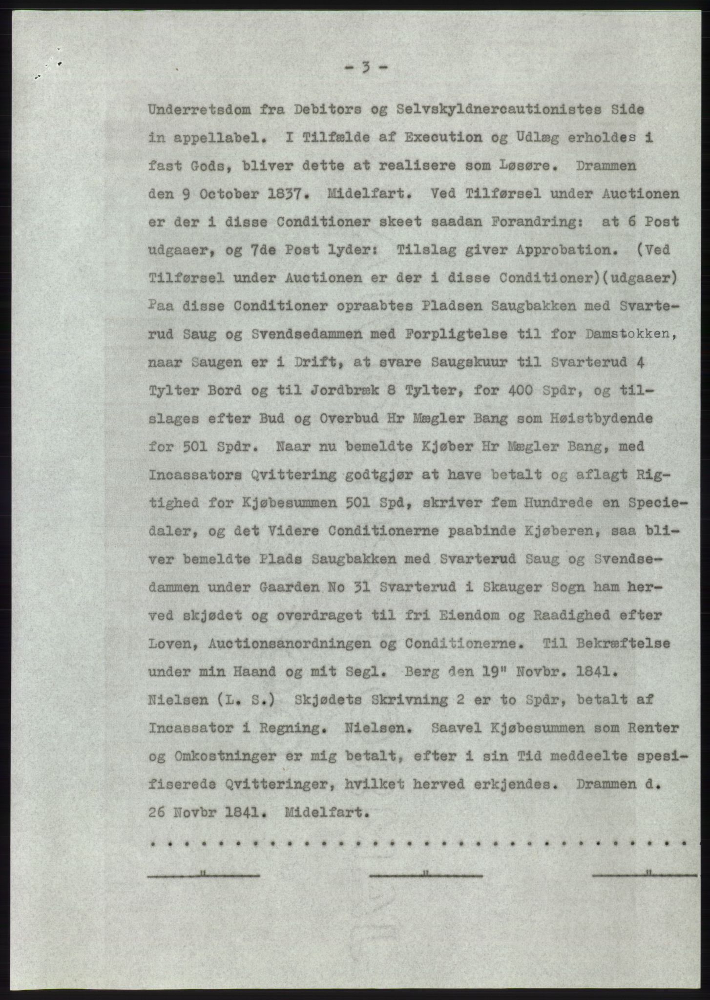 Statsarkivet i Kongsberg, AV/SAKO-A-0001/E/Ee/L0053: Avskrifter, SAO jnr. 605/1970 - 1177/1970, 1970, p. 14