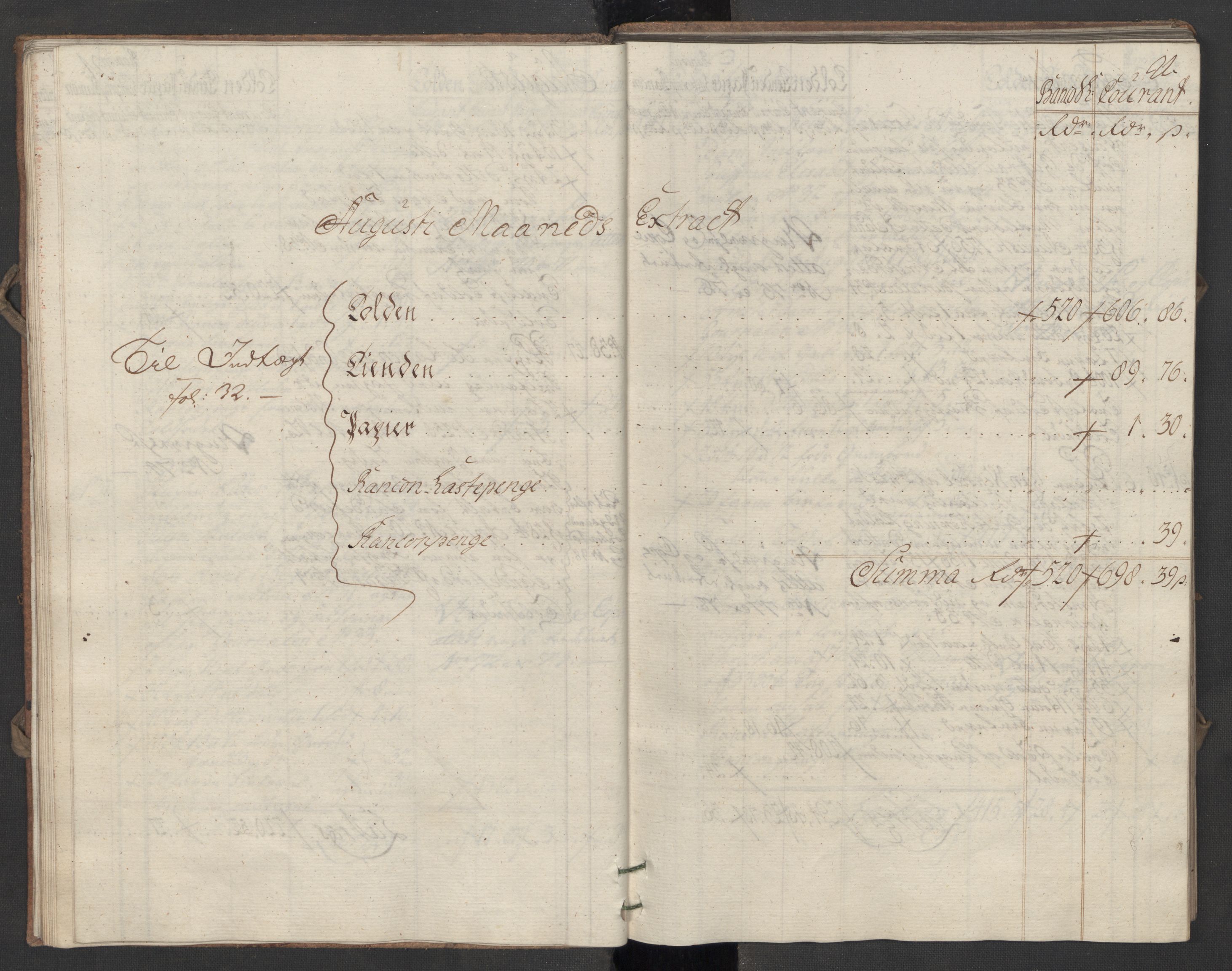 Generaltollkammeret, tollregnskaper, AV/RA-EA-5490/R07/L0016/0002: Tollregnskaper Sand / Utgående hovedtollbok, 1756, p. 21b-22a