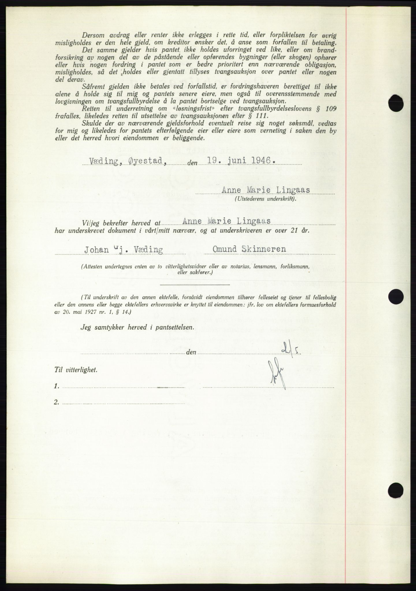 Nedenes sorenskriveri, AV/SAK-1221-0006/G/Gb/Gbb/L0004: Mortgage book no. B4, 1947-1947, Diary no: : 8/1947