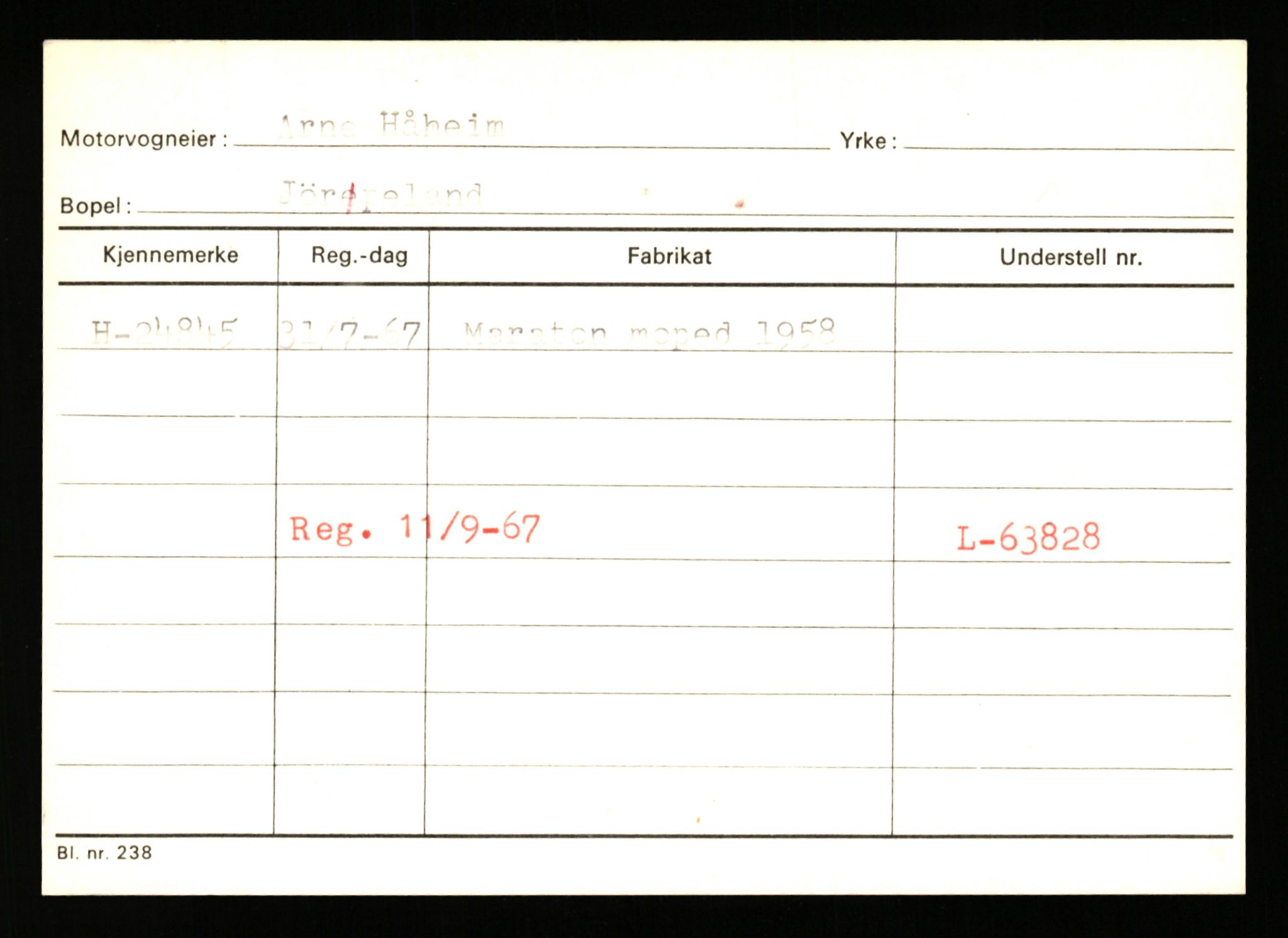 Stavanger trafikkstasjon, SAST/A-101942/0/G/L0005: Registreringsnummer: 23000 - 34245, 1930-1971, p. 463