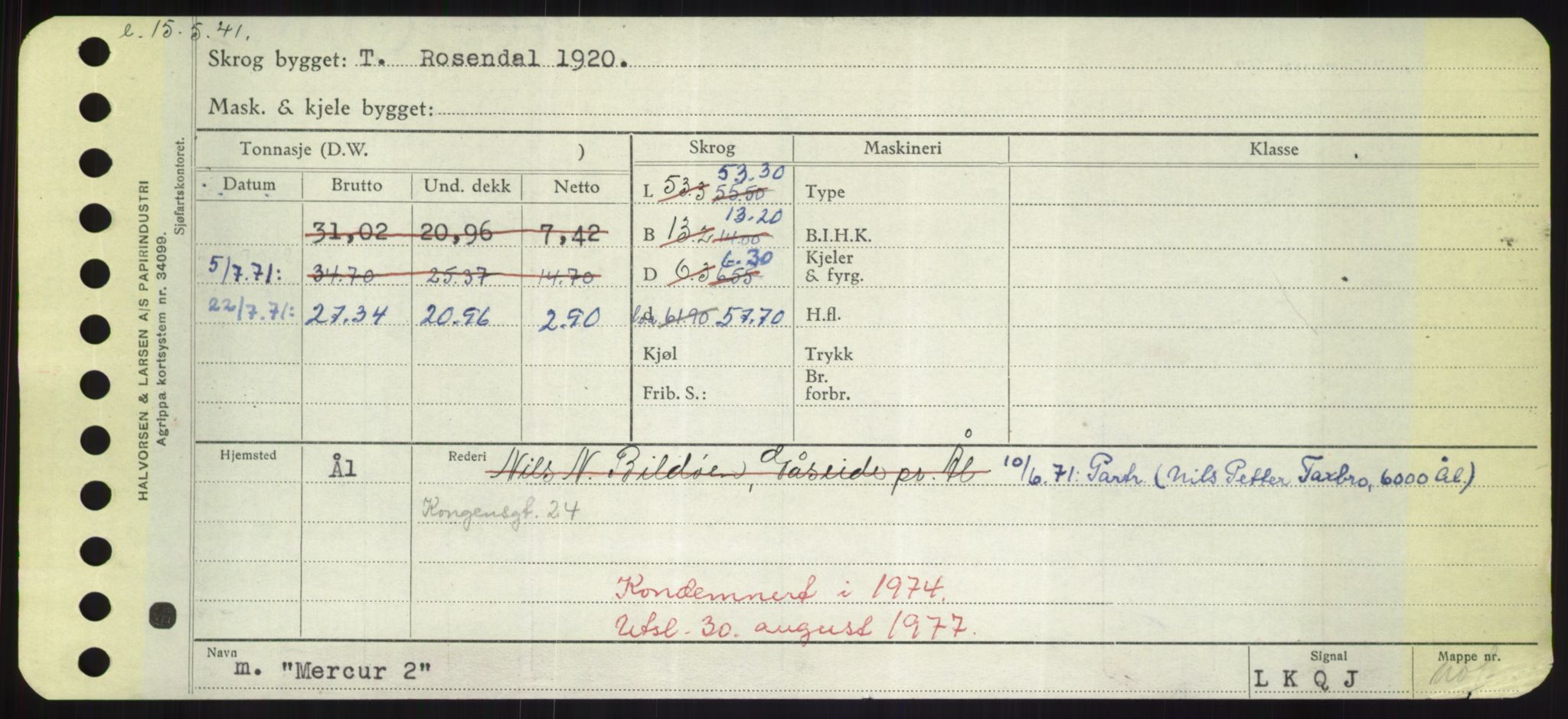 Sjøfartsdirektoratet med forløpere, Skipsmålingen, RA/S-1627/H/Hd/L0024: Fartøy, M-Mim, p. 515