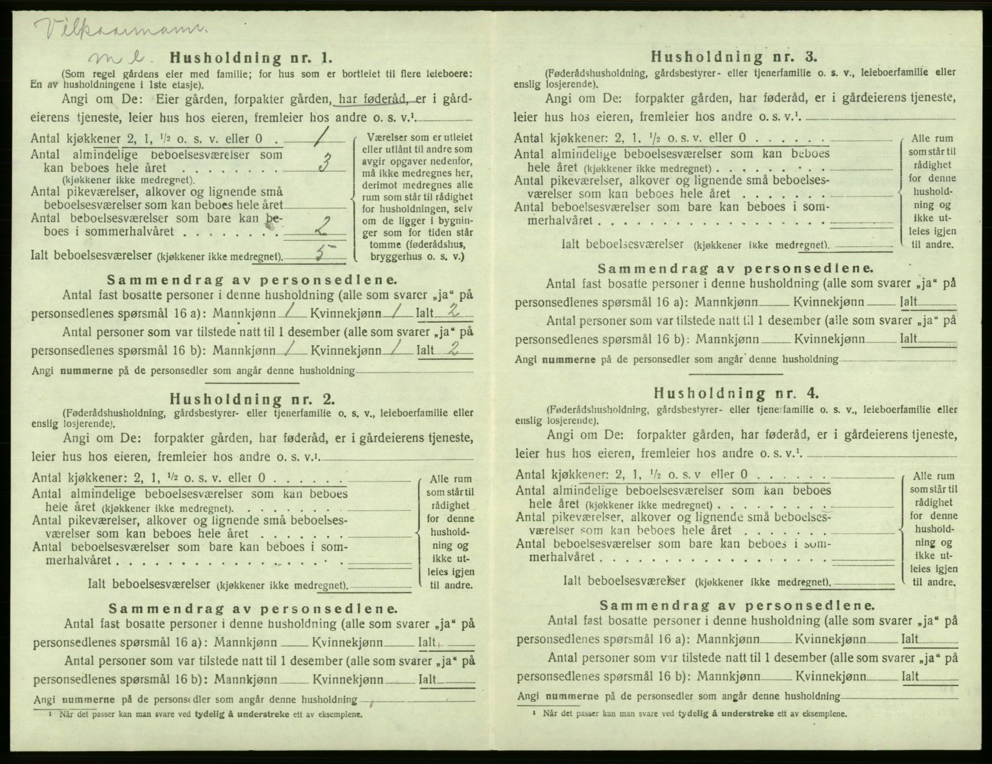 SAB, 1920 census for Laksevåg, 1920, p. 1536