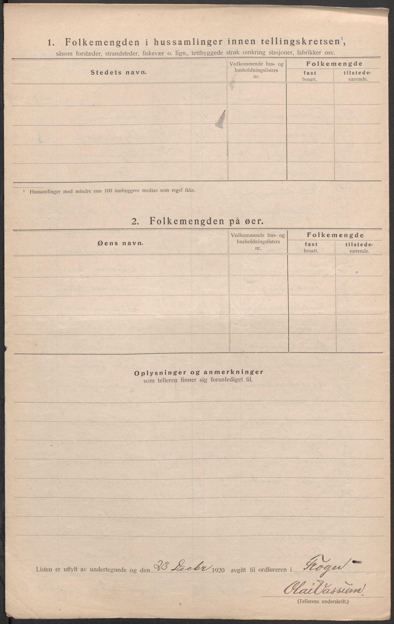 SAO, 1920 census for Frogn, 1920, p. 15