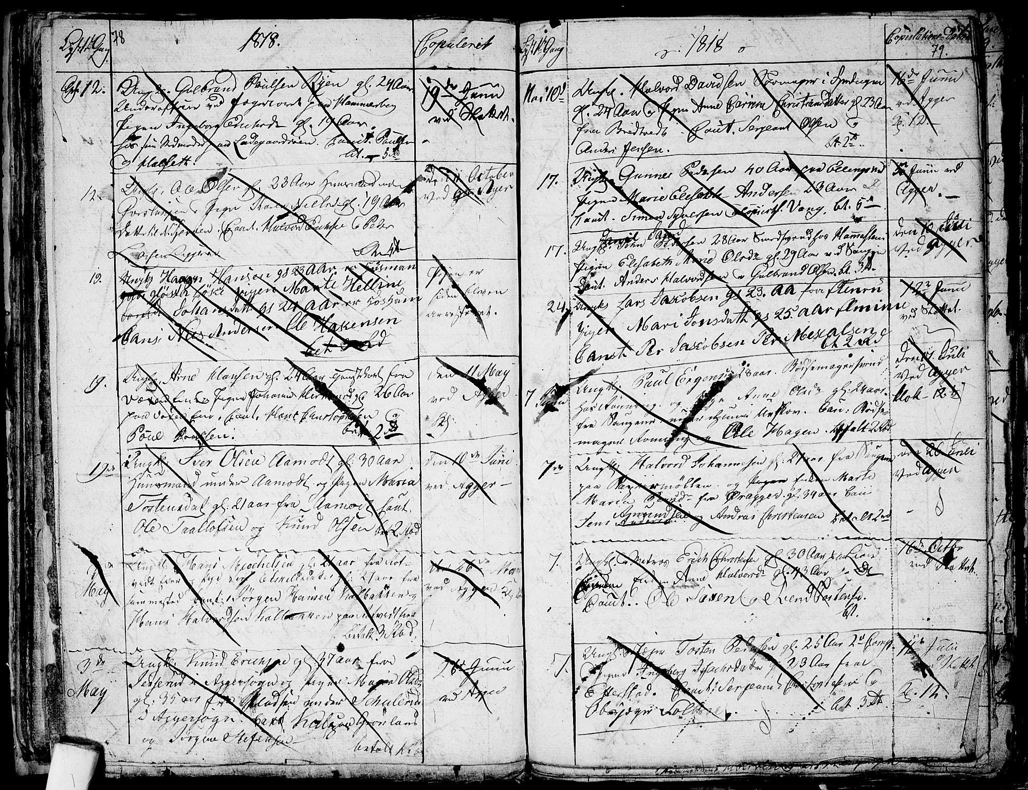 Aker prestekontor kirkebøker, AV/SAO-A-10861/G/L0001: Parish register (copy) no. 1, 1796-1826, p. 78-79