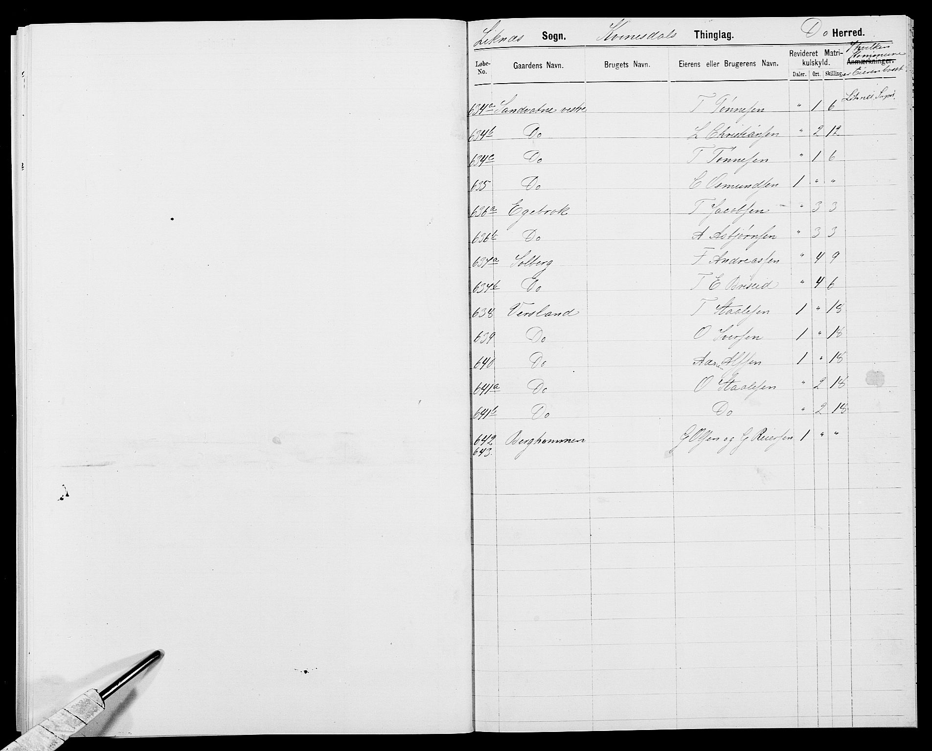 SAK, 1875 census for 1037P Kvinesdal, 1875, p. 51