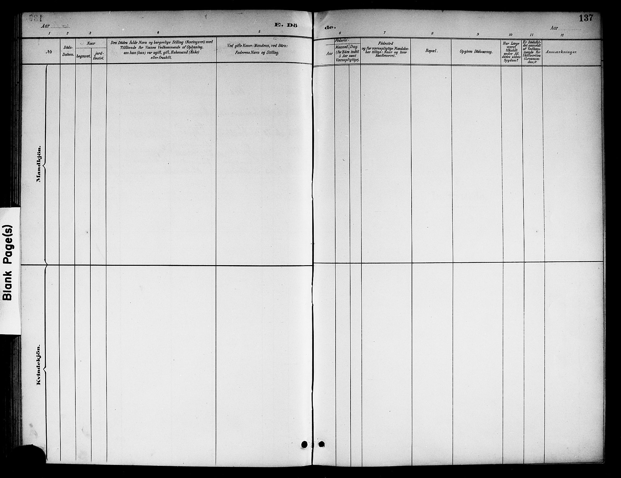 Brunlanes kirkebøker, SAKO/A-342/G/Gc/L0002: Parish register (copy) no. III 2, 1891-1922, p. 137