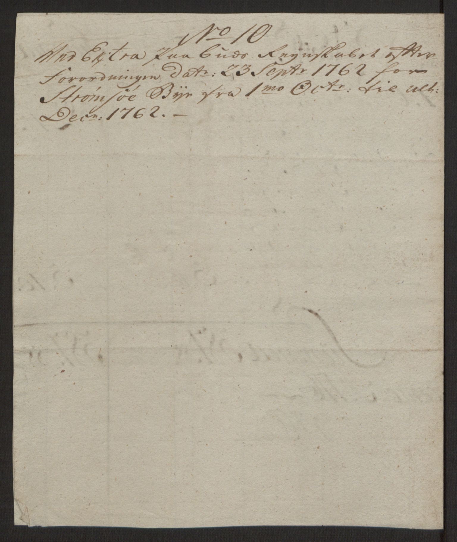 Rentekammeret inntil 1814, Reviderte regnskaper, Byregnskaper, RA/EA-4066/R/Rg/L0144/0001: [G4] Kontribusjonsregnskap / Ekstraskatt, 1762-1767, p. 67