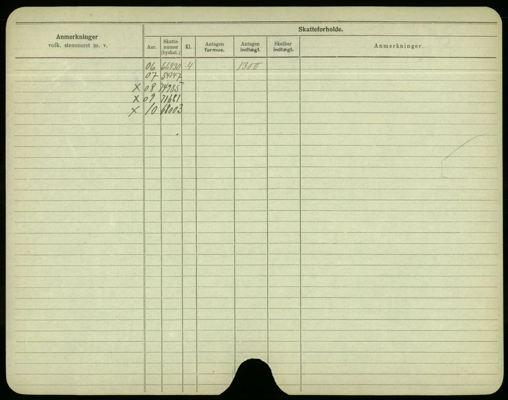 Oslo folkeregister, Registerkort, AV/SAO-A-11715/F/Fa/Fac/L0004: Menn, 1906-1914, p. 102b