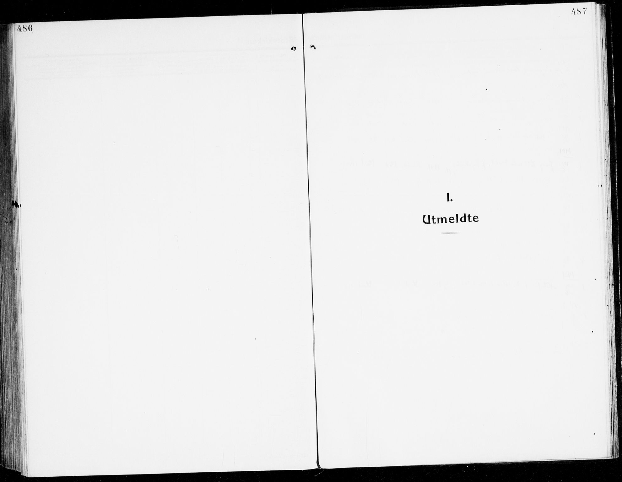 Stord sokneprestembete, AV/SAB-A-78201/H/Haa: Parish register (official) no. B 3, 1913-1925, p. 486-487