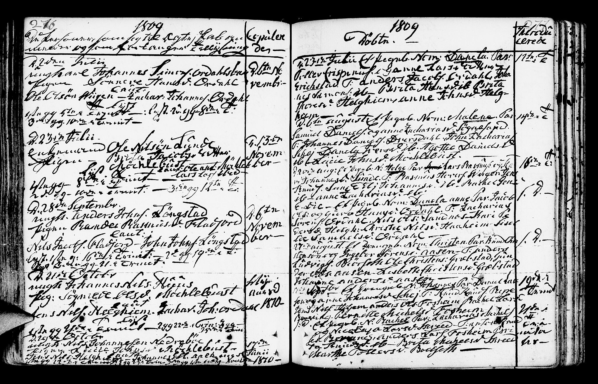 Jølster sokneprestembete, AV/SAB-A-80701/H/Haa/Haaa/L0006: Parish register (official) no. A 6, 1790-1821, p. 276-277