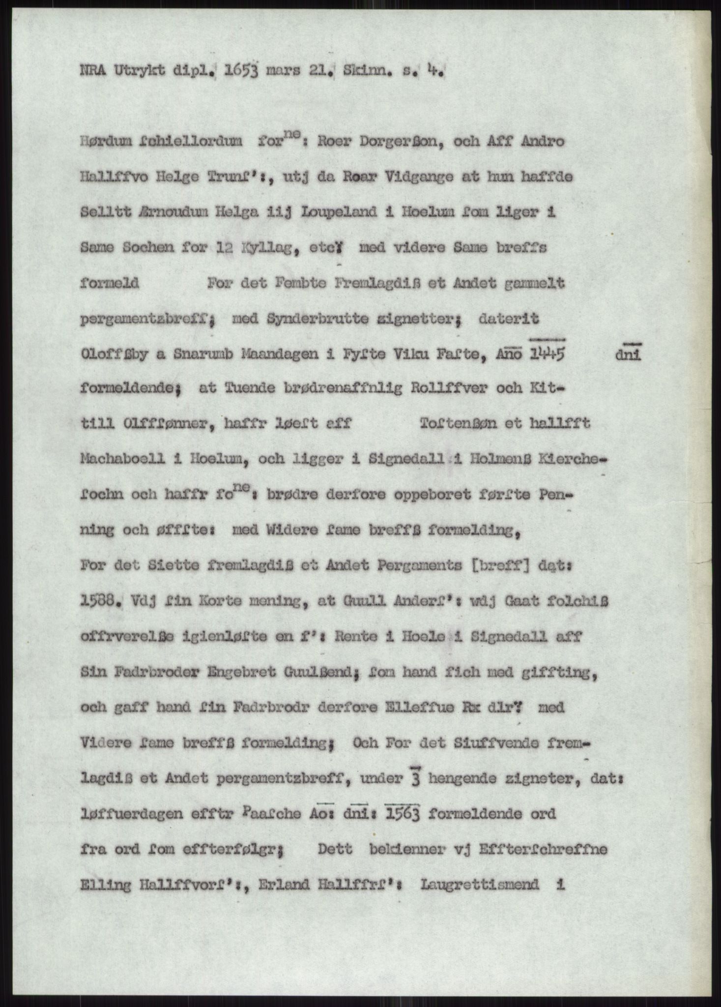 Samlinger til kildeutgivelse, Diplomavskriftsamlingen, AV/RA-EA-4053/H/Ha, p. 2434