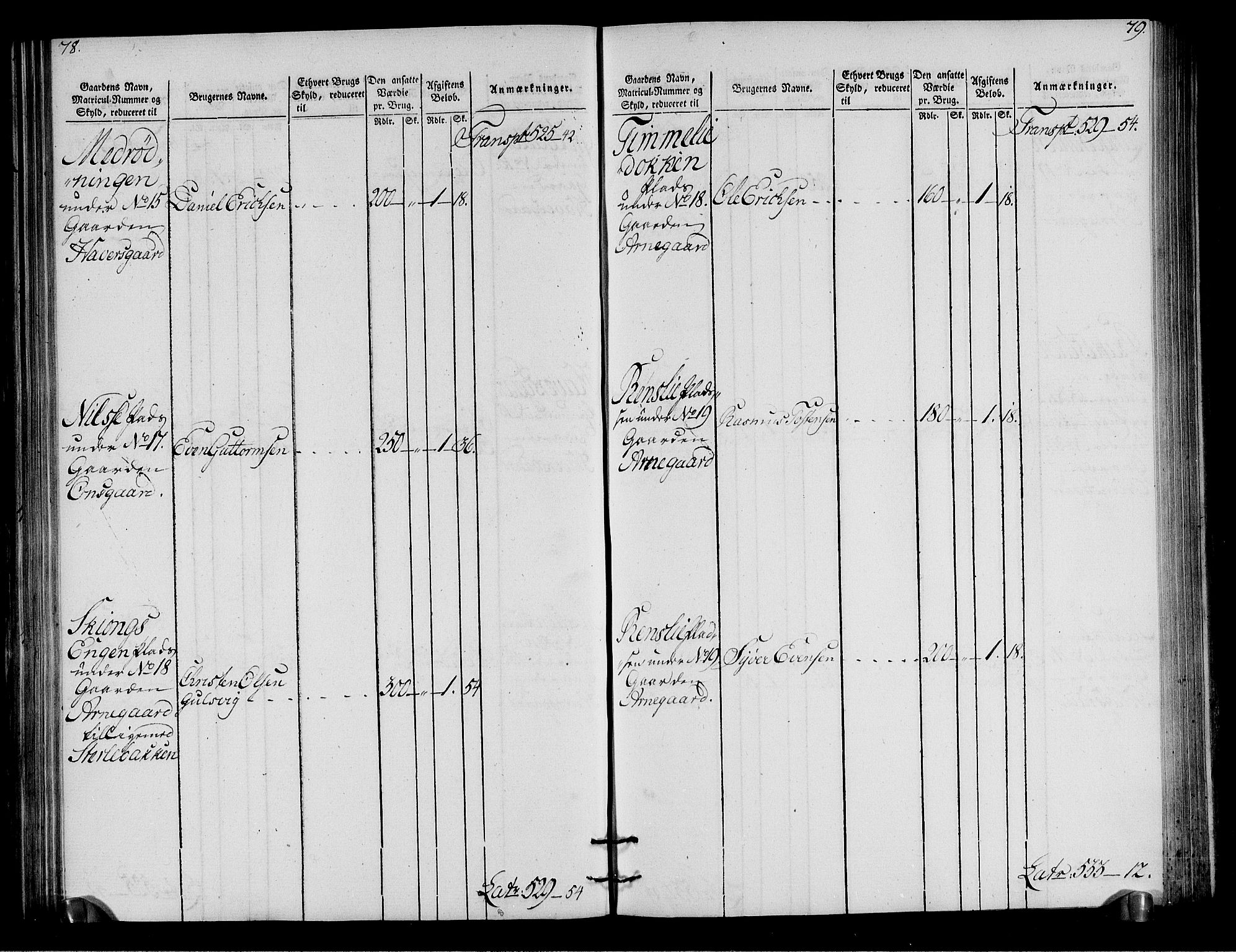 Rentekammeret inntil 1814, Realistisk ordnet avdeling, AV/RA-EA-4070/N/Ne/Nea/L0050: Ringerike og Hallingdal fogderi. Oppebørselsregister for Hallingdal, 1803-1804, p. 43