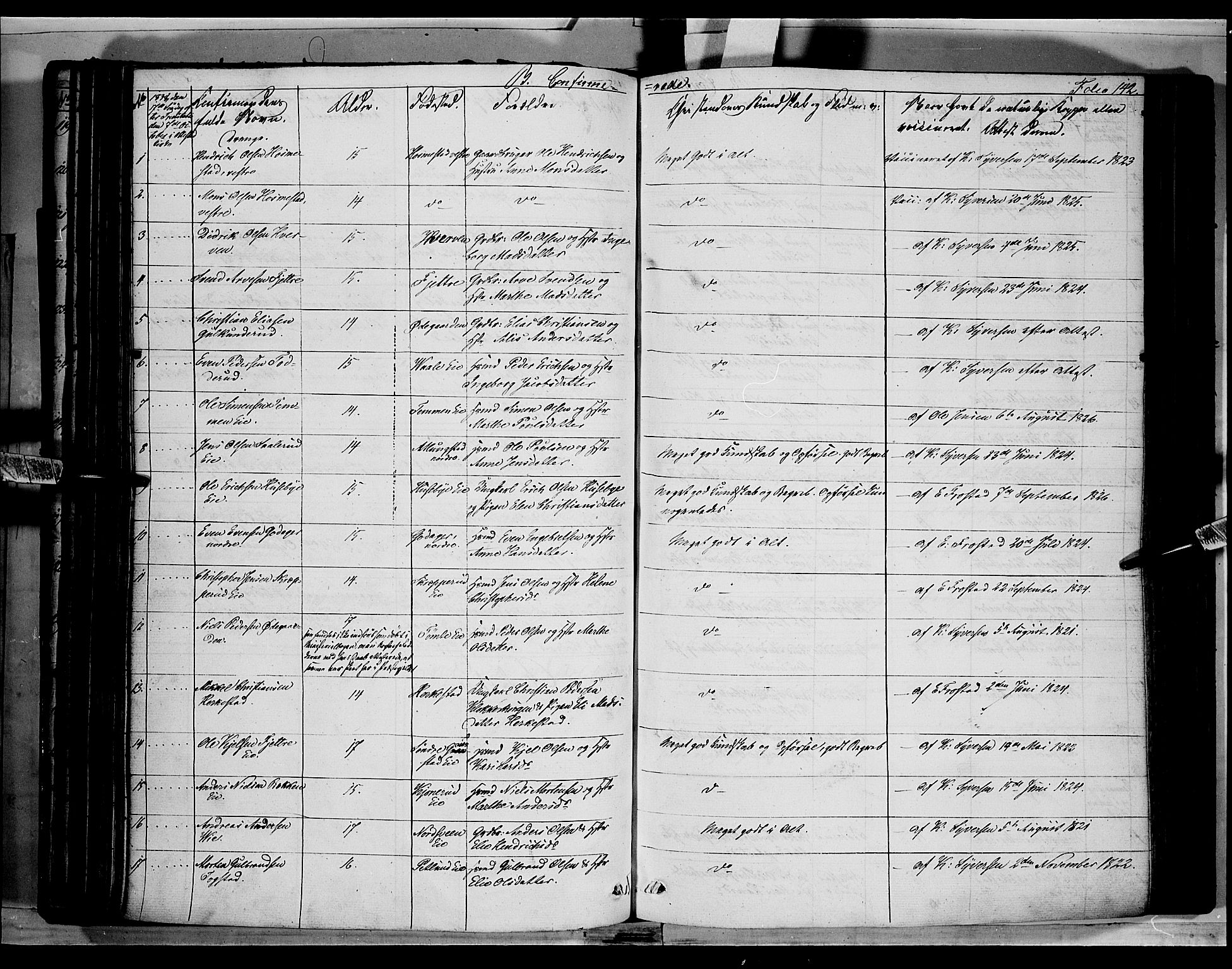 Stange prestekontor, SAH/PREST-002/K/L0010: Parish register (official) no. 10, 1835-1845, p. 142