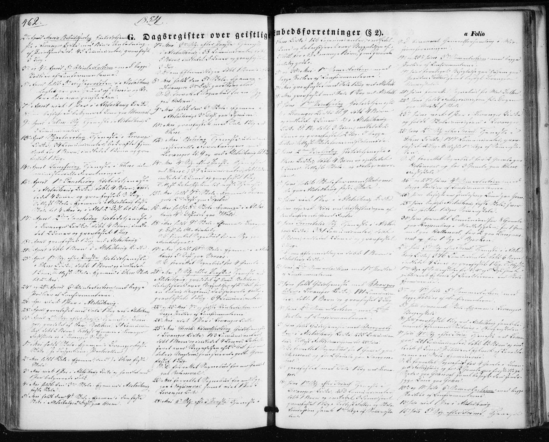 Ministerialprotokoller, klokkerbøker og fødselsregistre - Nord-Trøndelag, AV/SAT-A-1458/717/L0154: Parish register (official) no. 717A07 /1, 1850-1862, p. 462