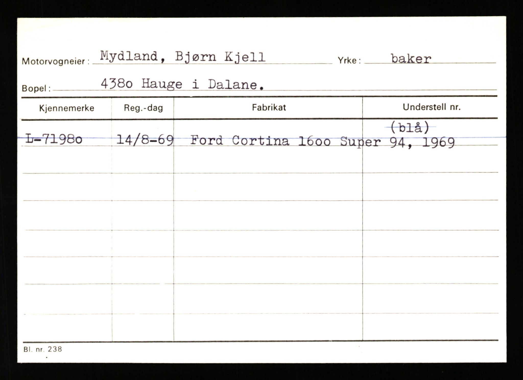 Stavanger trafikkstasjon, SAST/A-101942/0/H/L0025: Meling - Mygland, 1930-1971, p. 2569