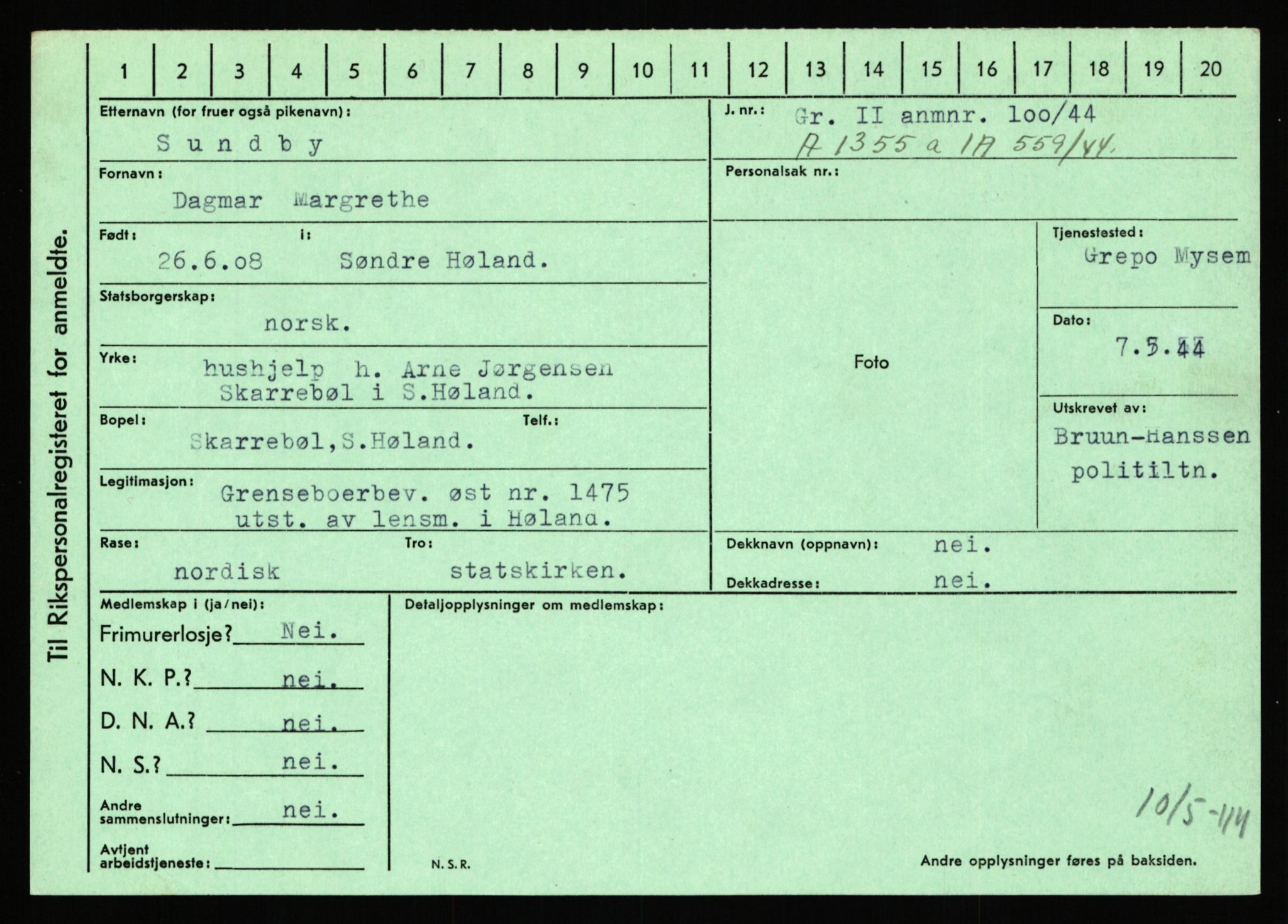 Statspolitiet - Hovedkontoret / Osloavdelingen, AV/RA-S-1329/C/Ca/L0014: Seterlien - Svartås, 1943-1945, p. 4744