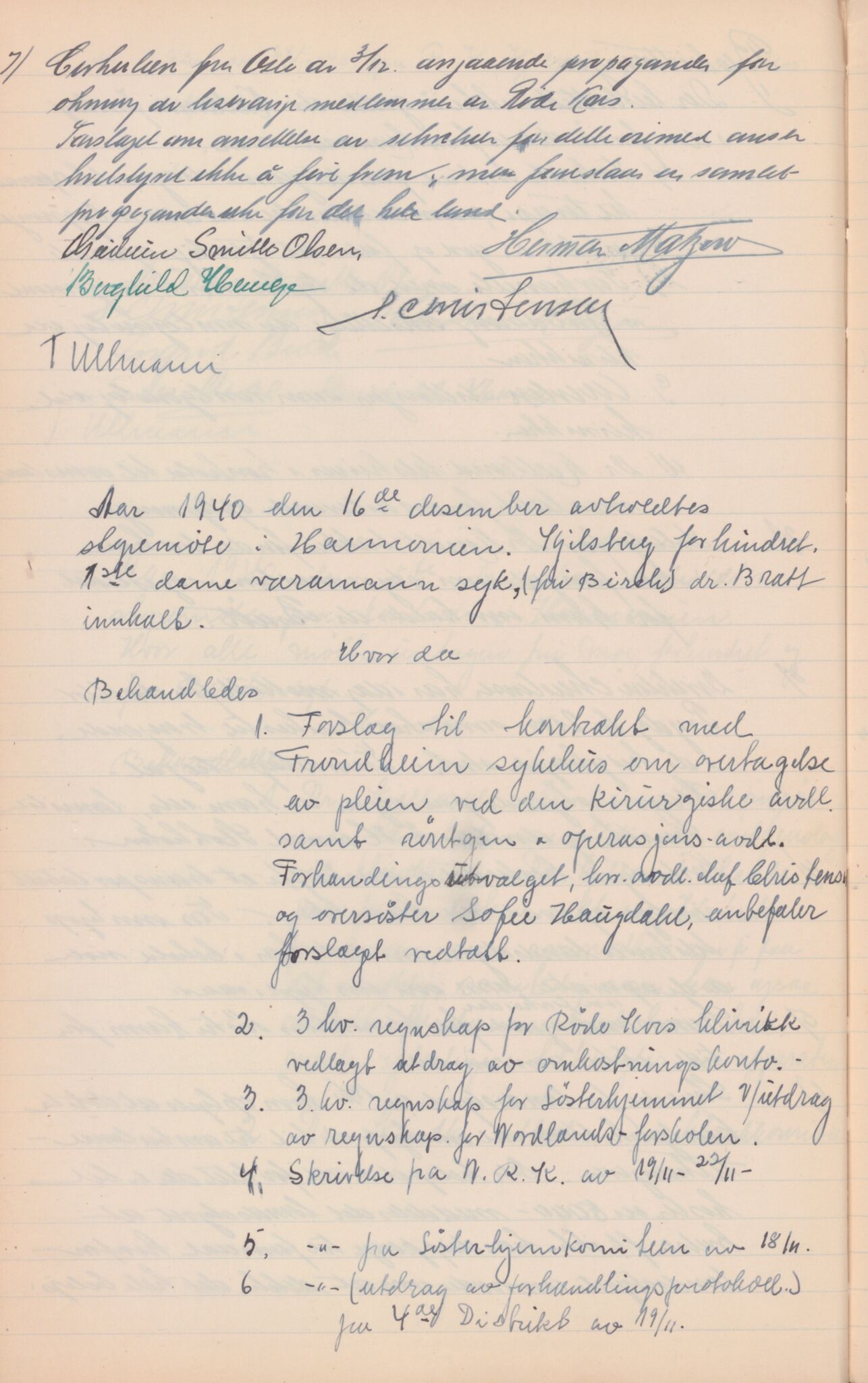 Trondheim Røde Kors, TRKO/PA-1204/A/Aa/L0002: Møtebok, 1929-1942, p. 220
