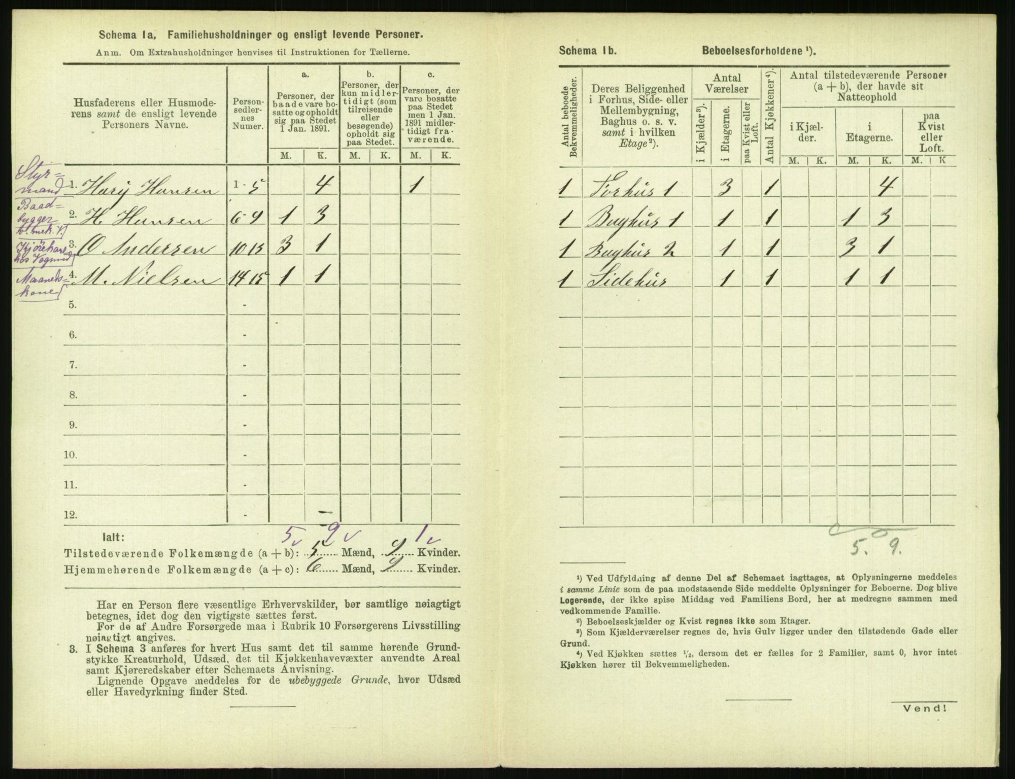 RA, 1891 census for 0301 Kristiania, 1891, p. 143997