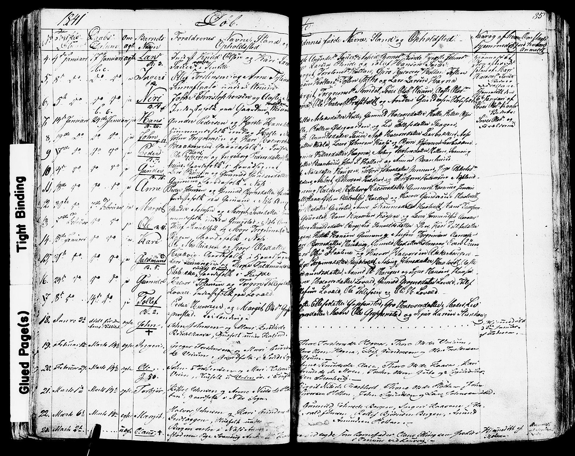Sauherad kirkebøker, SAKO/A-298/F/Fa/L0006: Parish register (official) no. I 6, 1827-1850, p. 85