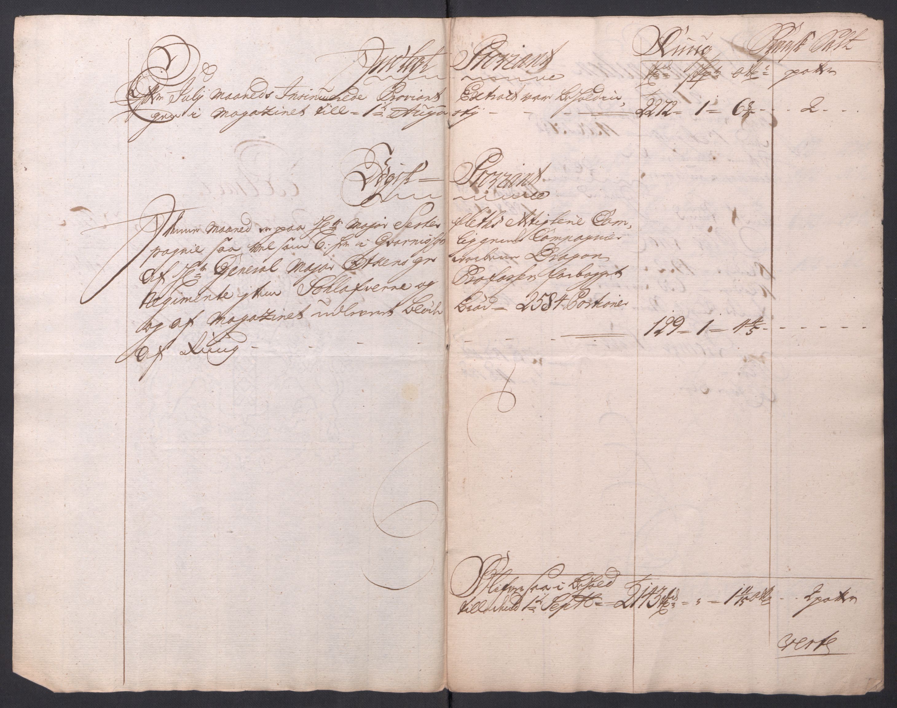 Kommanderende general (KG I) med Det norske krigsdirektorium, AV/RA-EA-5419/D/L0154: Fredriksten festning: Brev, inventarfortegnelser og regnskapsekstrakter, 1730-1739, p. 96