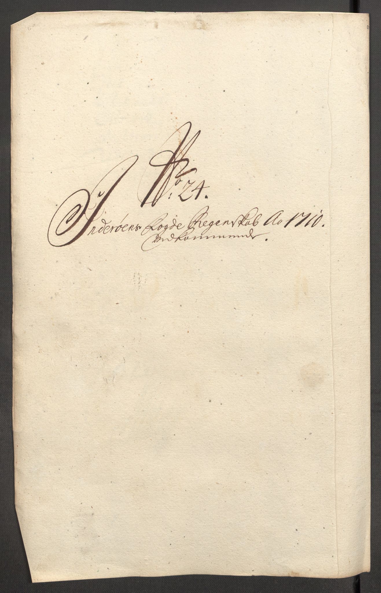 Rentekammeret inntil 1814, Reviderte regnskaper, Fogderegnskap, RA/EA-4092/R63/L4318: Fogderegnskap Inderøy, 1710, p. 231