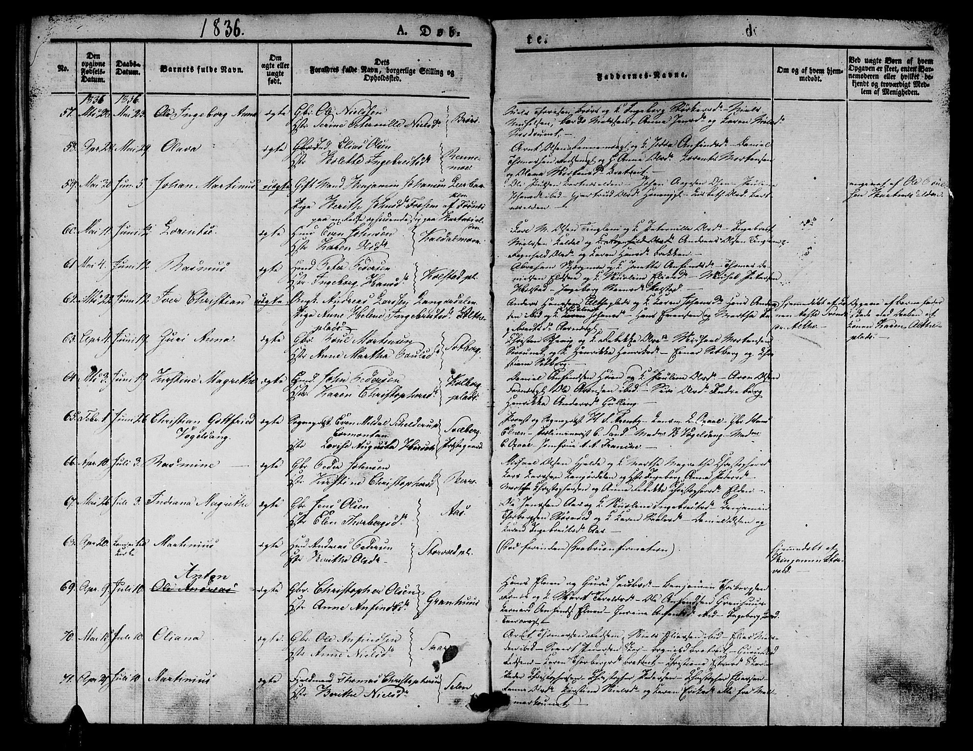 Ministerialprotokoller, klokkerbøker og fødselsregistre - Nord-Trøndelag, SAT/A-1458/741/L0391: Parish register (official) no. 741A05, 1831-1836, p. 49