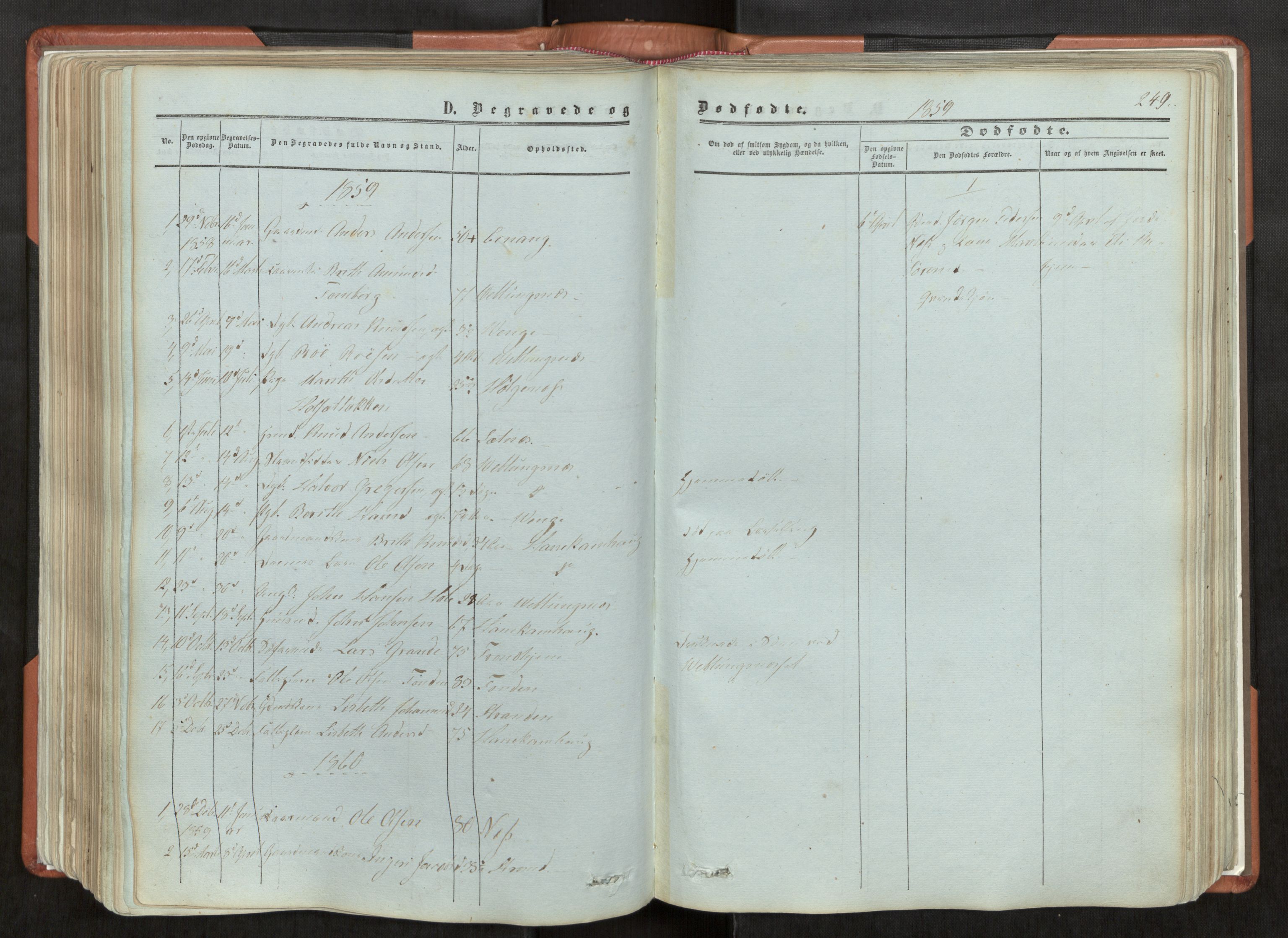 Ministerialprotokoller, klokkerbøker og fødselsregistre - Møre og Romsdal, AV/SAT-A-1454/544/L0572: Parish register (official) no. 544A05, 1854-1886, p. 249