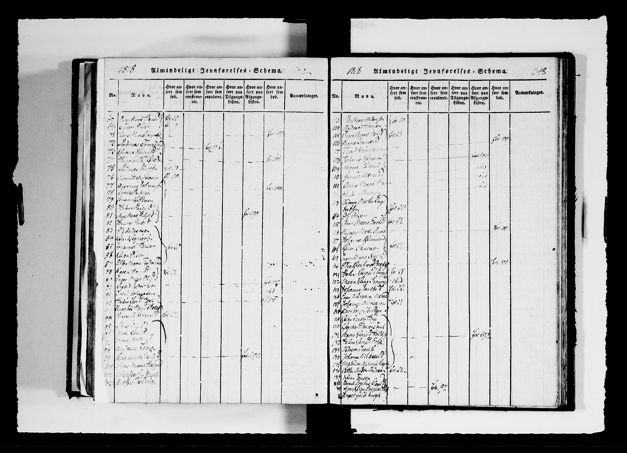 Hobøl prestekontor Kirkebøker, AV/SAO-A-2002/F/Fa/L0002: Parish register (official) no. I 2, 1814-1841, p. 348