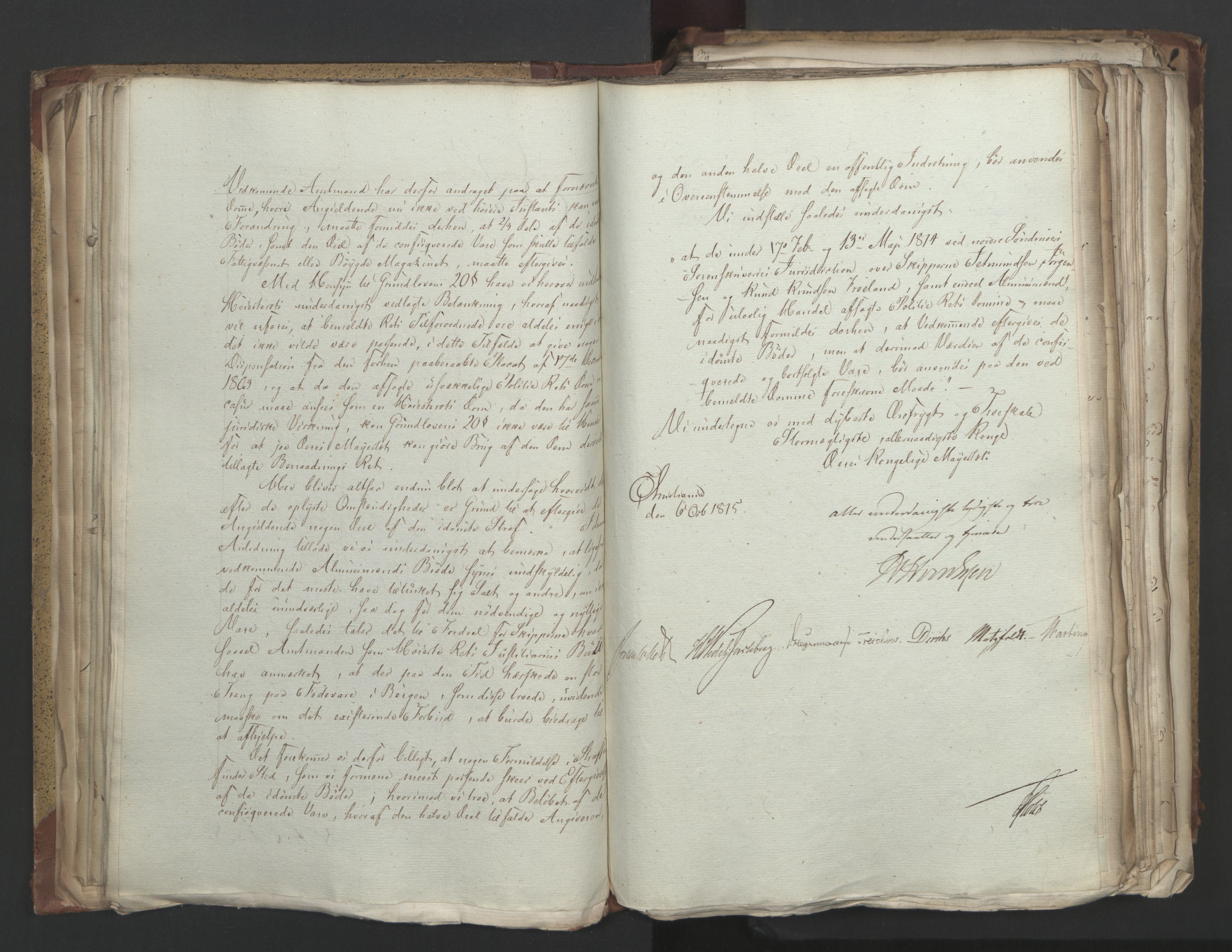 Statsrådsavdelingen i Stockholm, AV/RA-S-1003/D/Da/L0004: Regjeringsinnstillinger nr. 788-999, 1815, p. 66