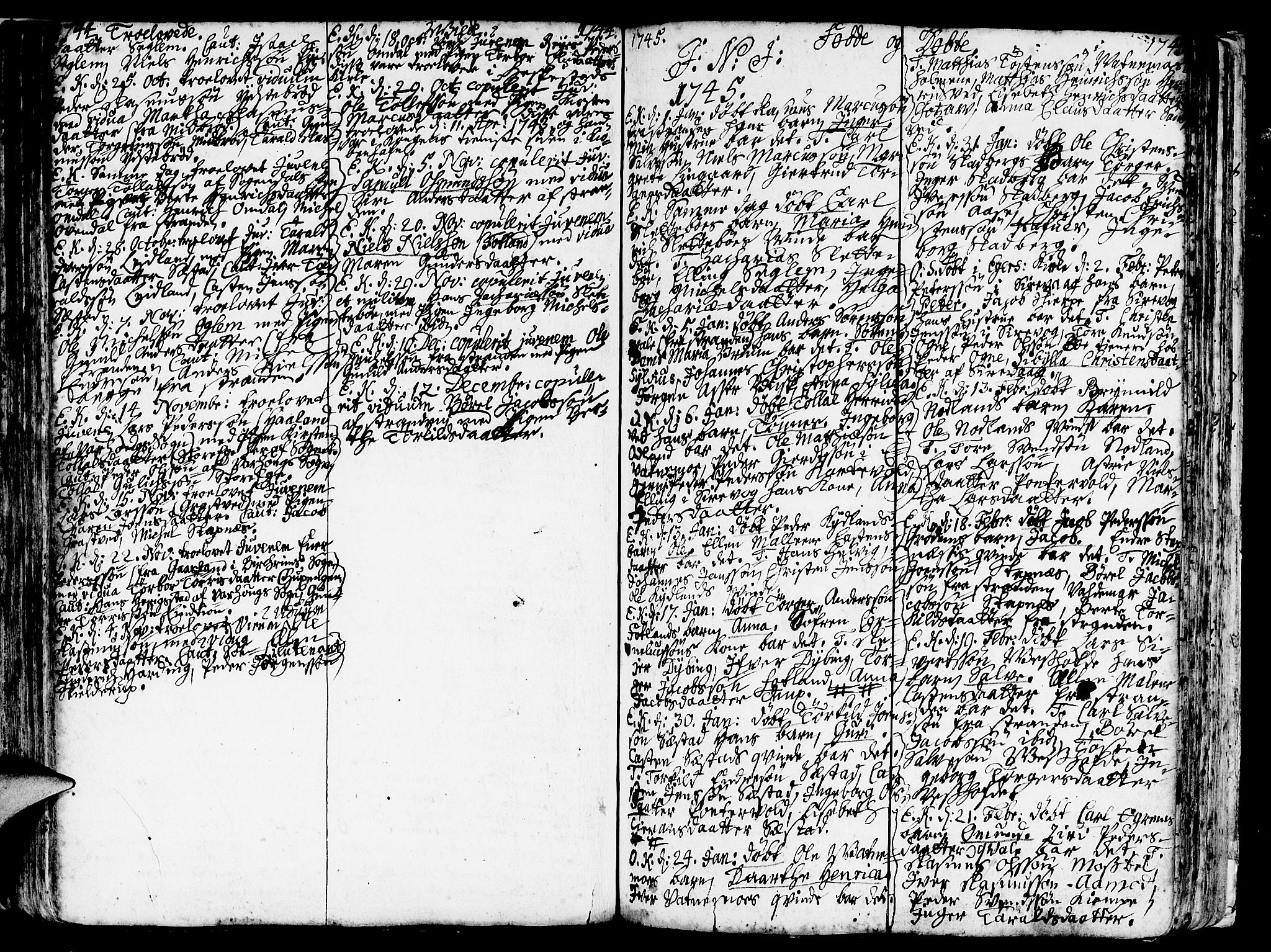 Eigersund sokneprestkontor, AV/SAST-A-101807/S08/L0002: Parish register (official) no. A 2, 1720-1757