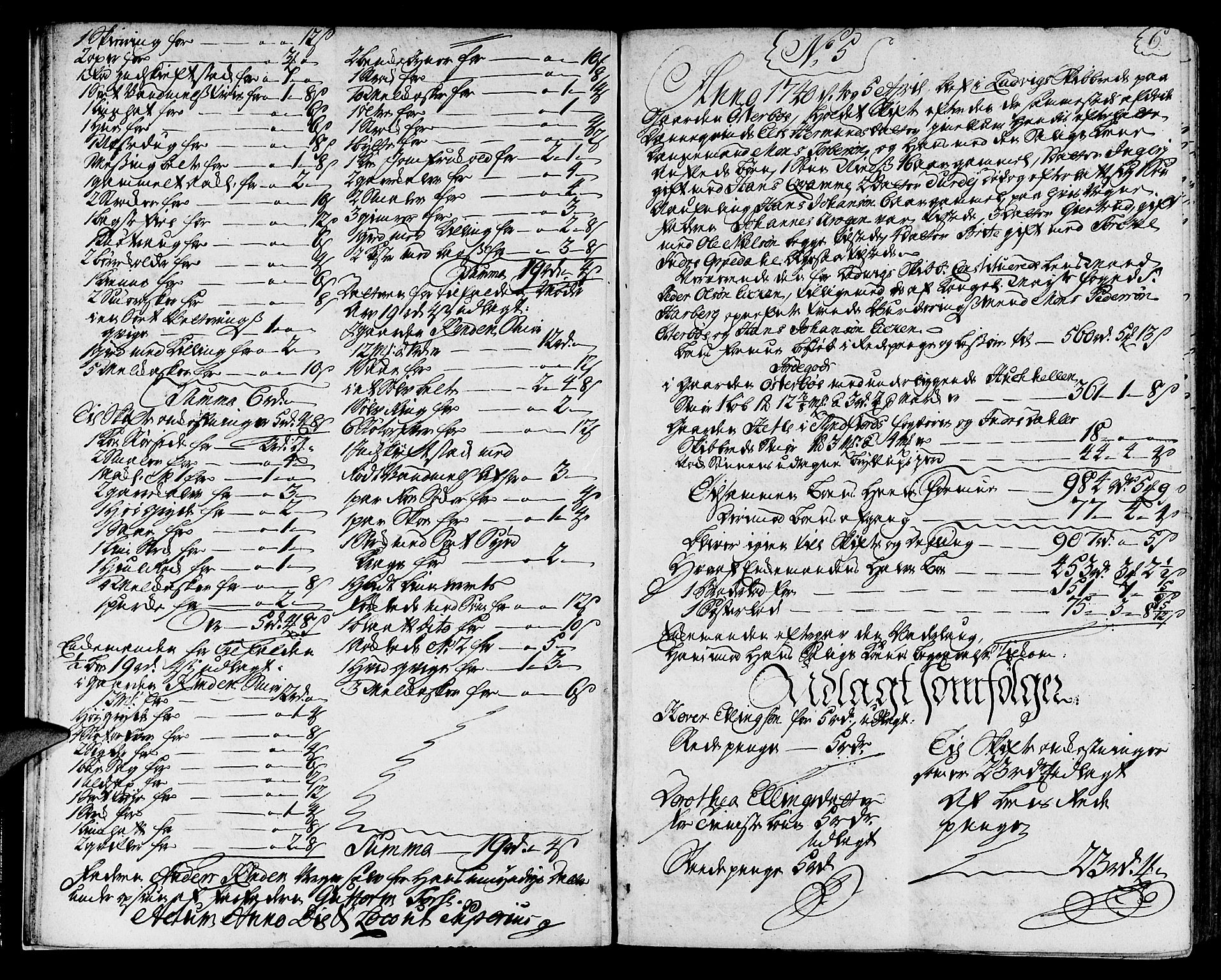 Ytre Sogn tingrett, AV/SAB-A-2601/1/H/Ha/L0006a: Skifteprotokoll, 1740-1743, p. 5b-6a