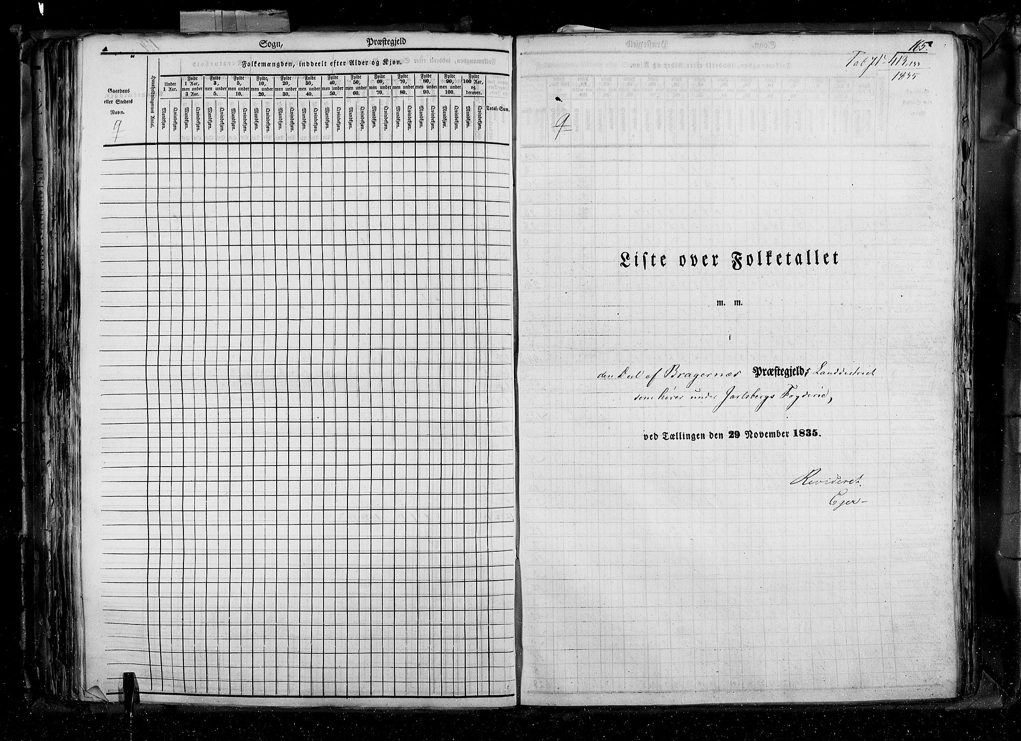 RA, Census 1835, vol. 4: Buskerud amt og Jarlsberg og Larvik amt, 1835, p. 165